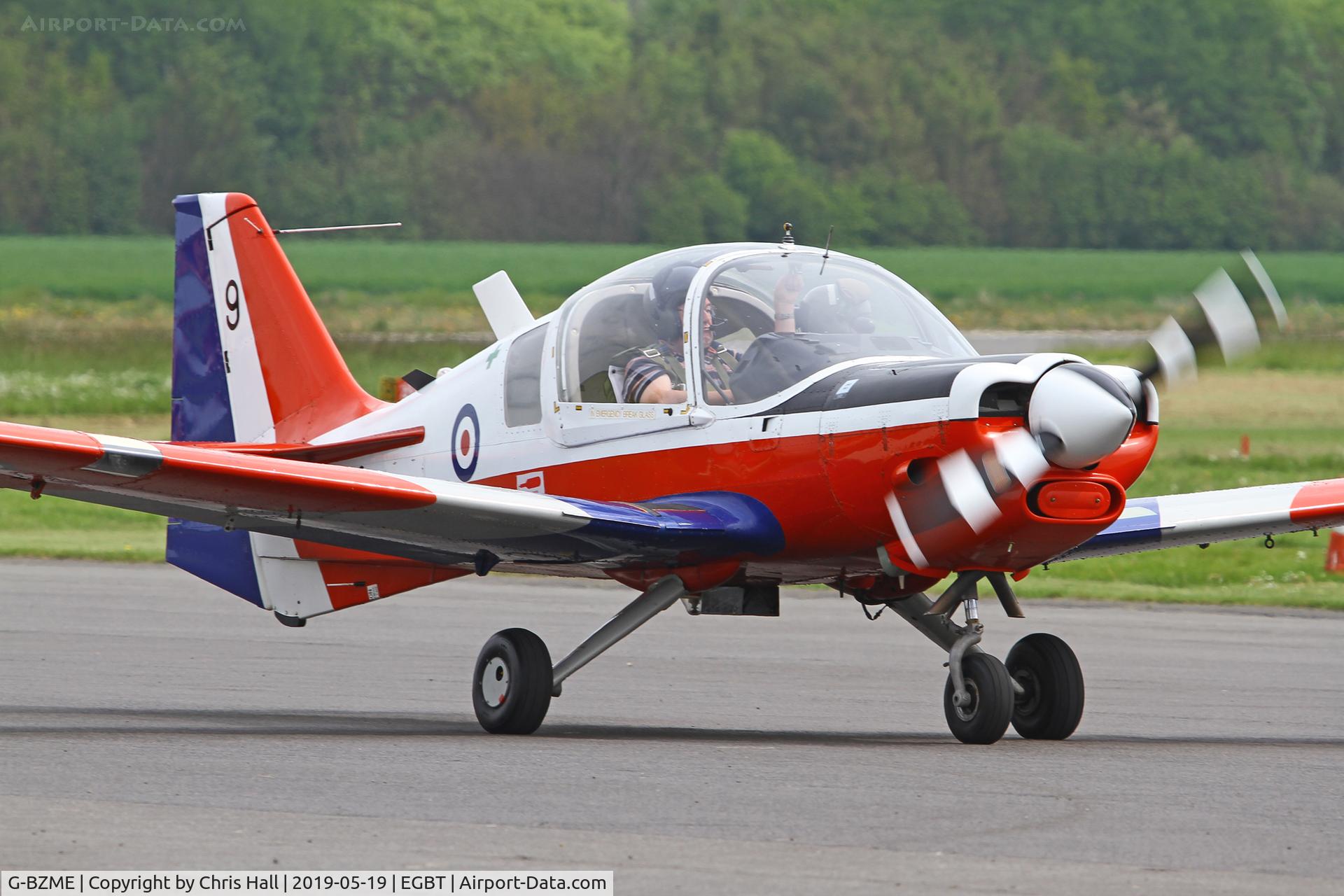 G-BZME, 1975 Scottish Aviation Bulldog T.1 C/N BH120/347, Turweston