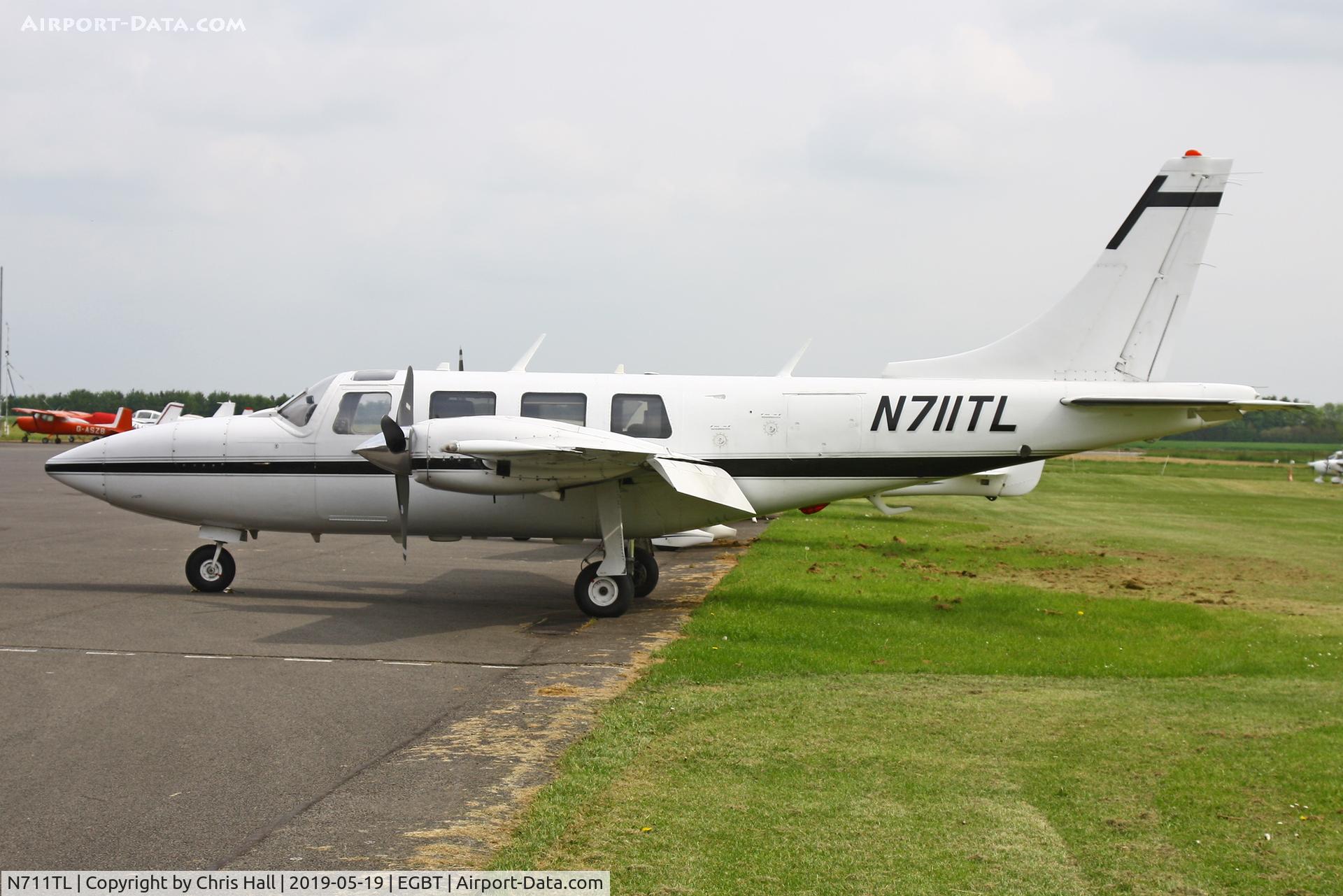 N711TL, 1984 Piper PA-60-700P Aerostar C/N 60-8423017, Turweston