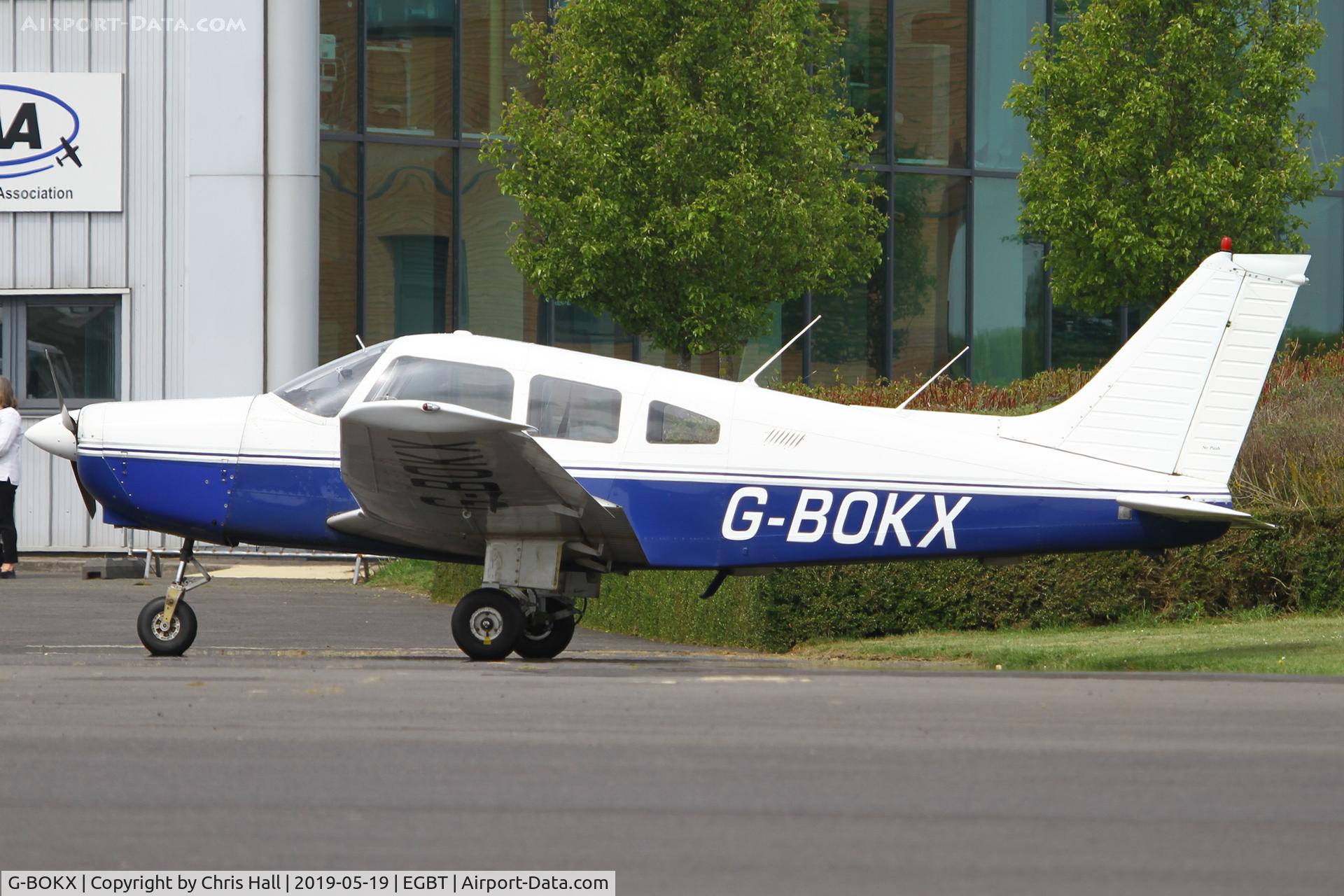 G-BOKX, 1978 Piper PA-28-161 Cherokee Warrior II C/N 28-7816680, Turweston