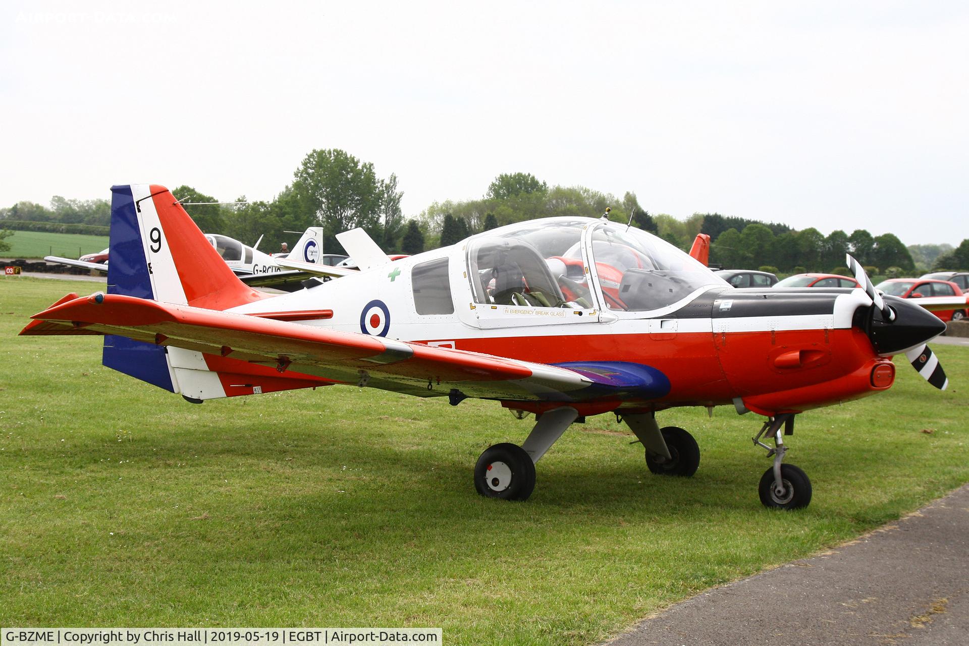 G-BZME, 1975 Scottish Aviation Bulldog T.1 C/N BH120/347, Turweston