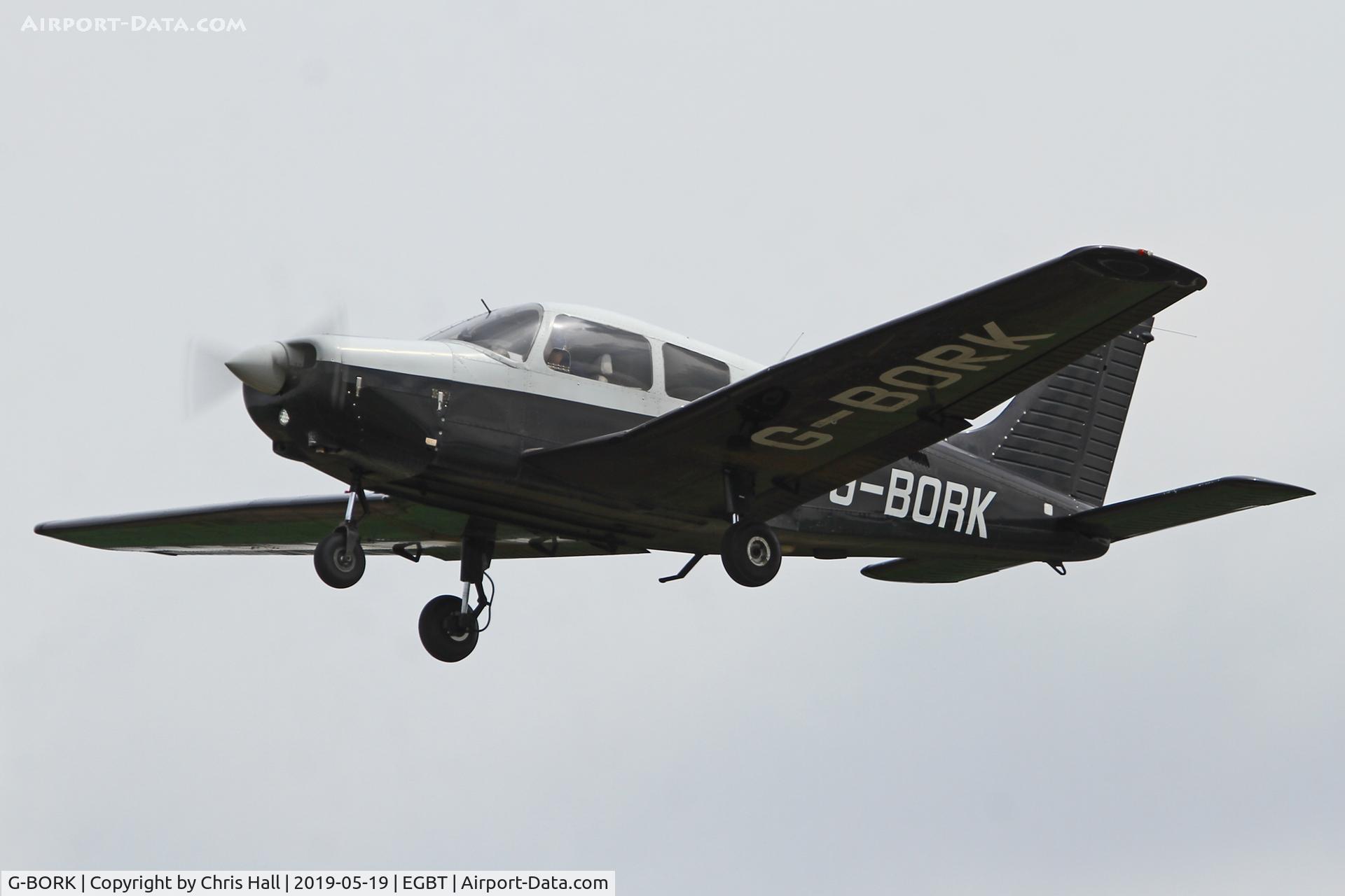 G-BORK, 1981 Piper PA-28-161 Cherokee Warrior II C/N 28-8116095, Turweston