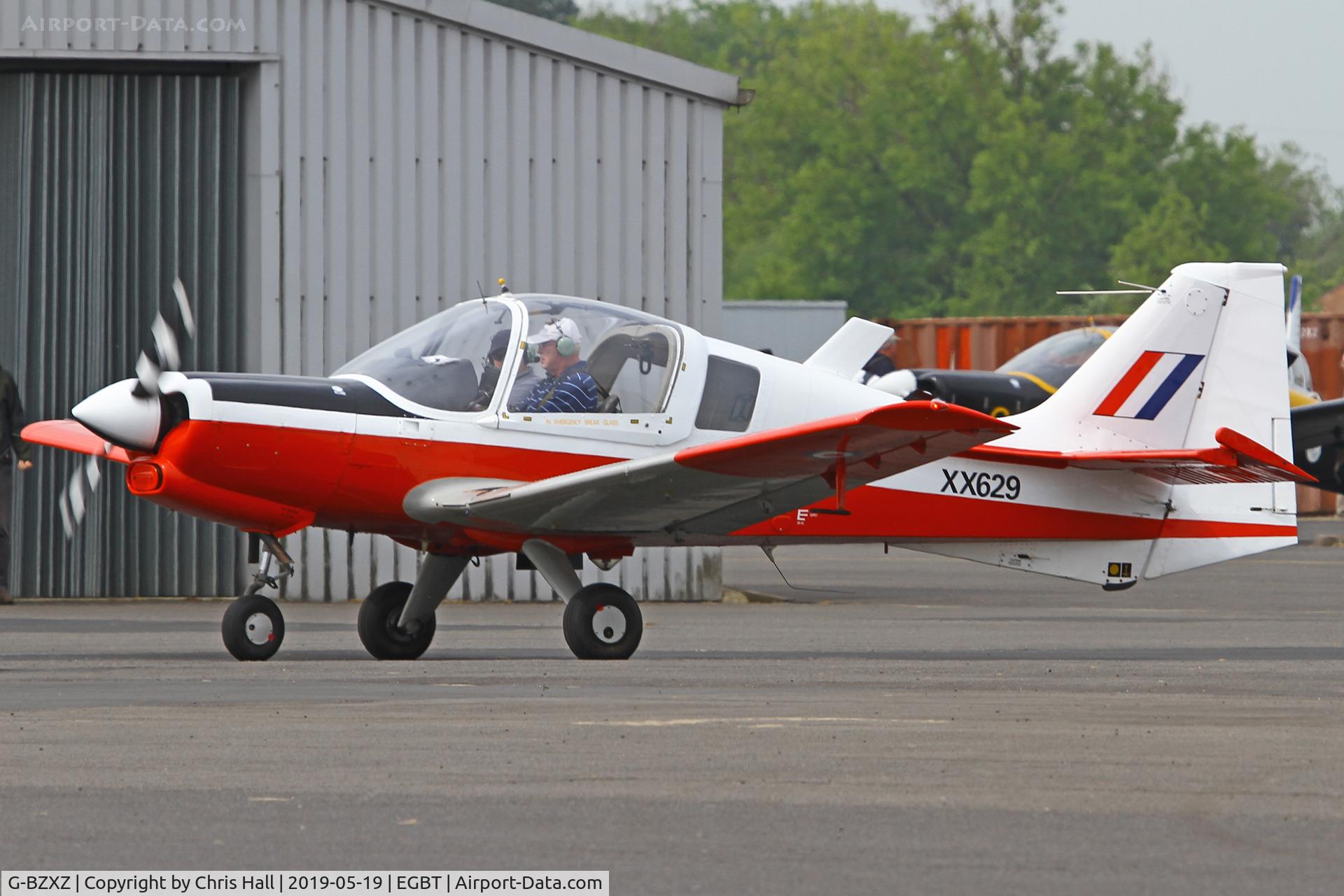 G-BZXZ, 1974 Scottish Aviation Bulldog T.1 C/N BH120/294, Turweston