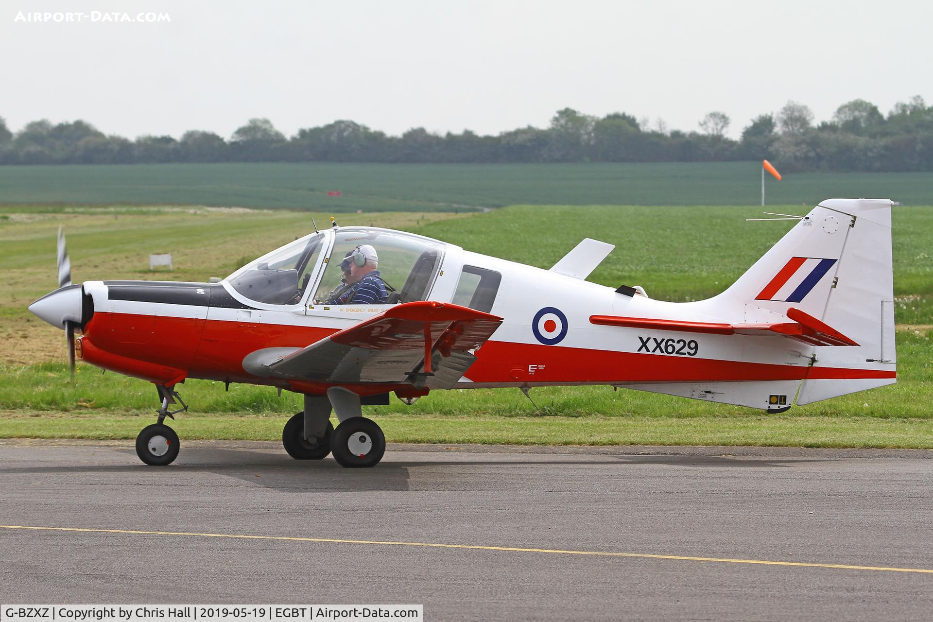 G-BZXZ, 1974 Scottish Aviation Bulldog T.1 C/N BH120/294, Turweston