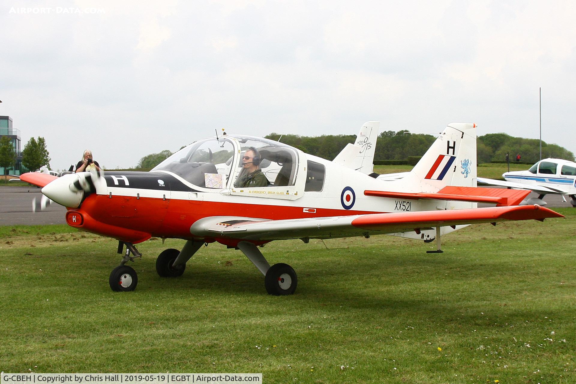 G-CBEH, 1973 Scottish Aviation Bulldog T.1 C/N BH120/207, Turweston