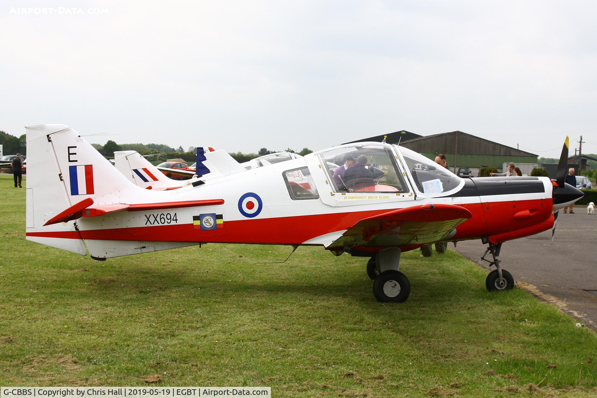 G-CBBS, 1973 Scottish Aviation Bulldog T.1 C/N BH120/343, Turweston