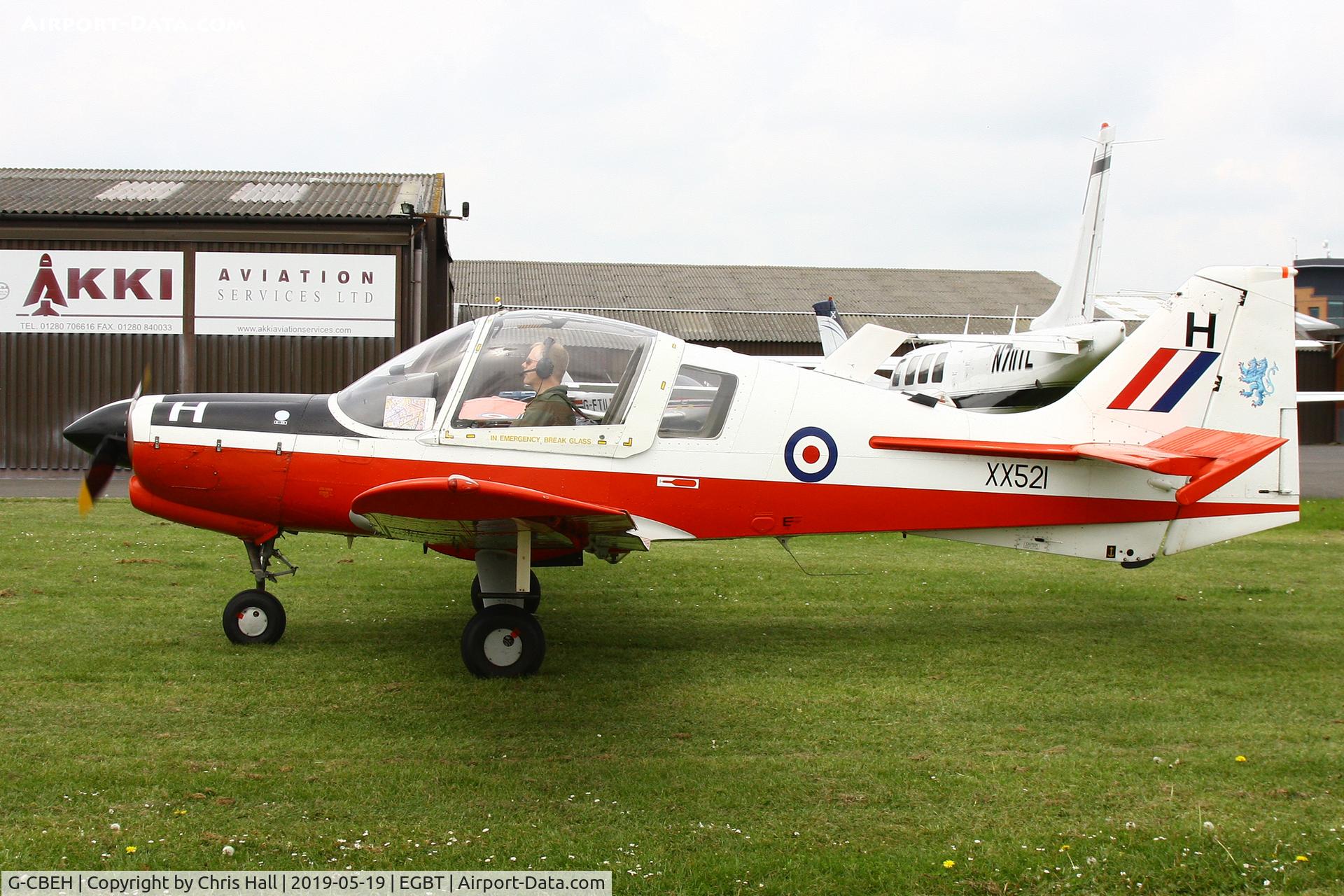 G-CBEH, 1973 Scottish Aviation Bulldog T.1 C/N BH120/207, Turweston