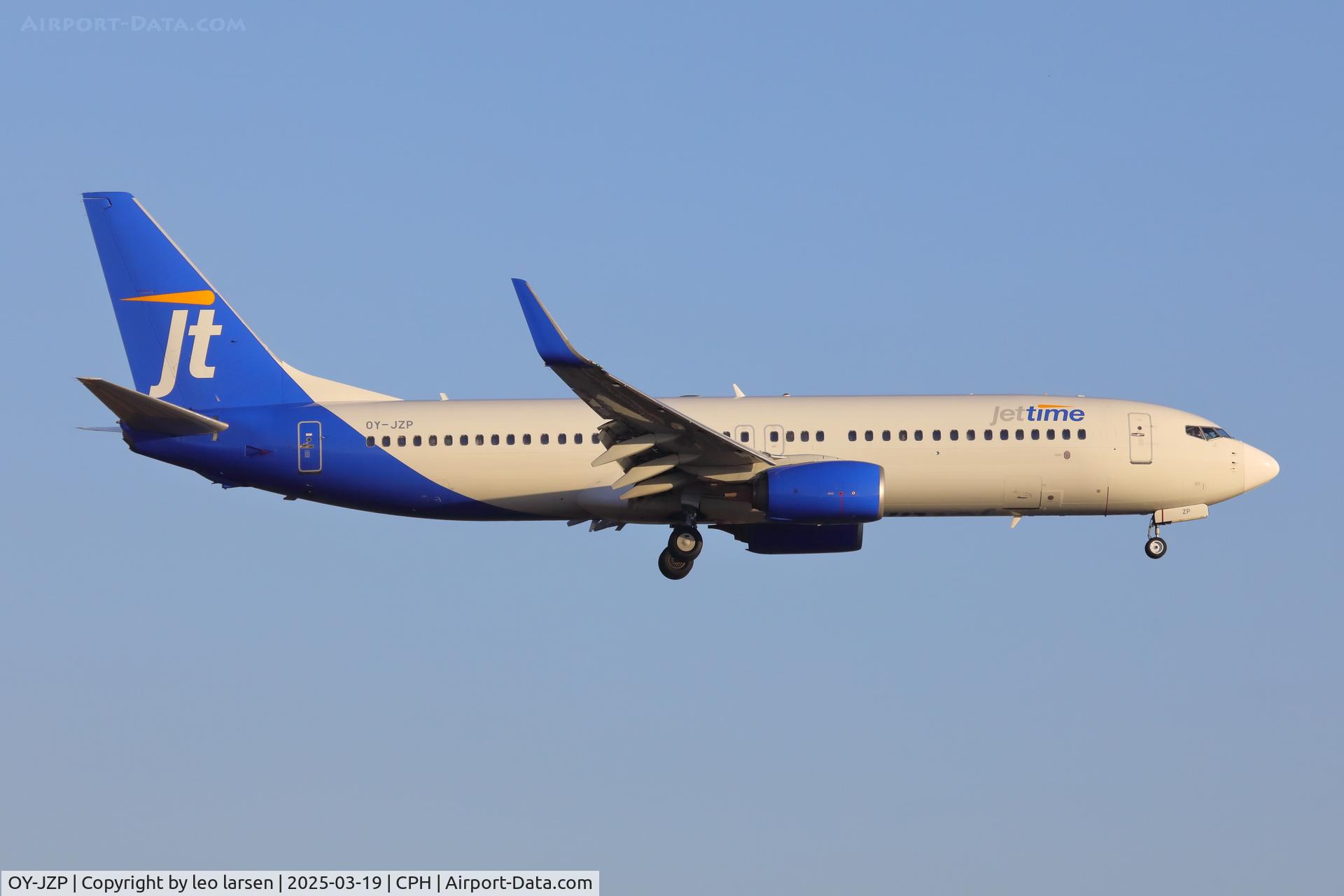 OY-JZP, 2011 Boeing 737-8U3 C/N 38071, Copenhagen 19.3.2025