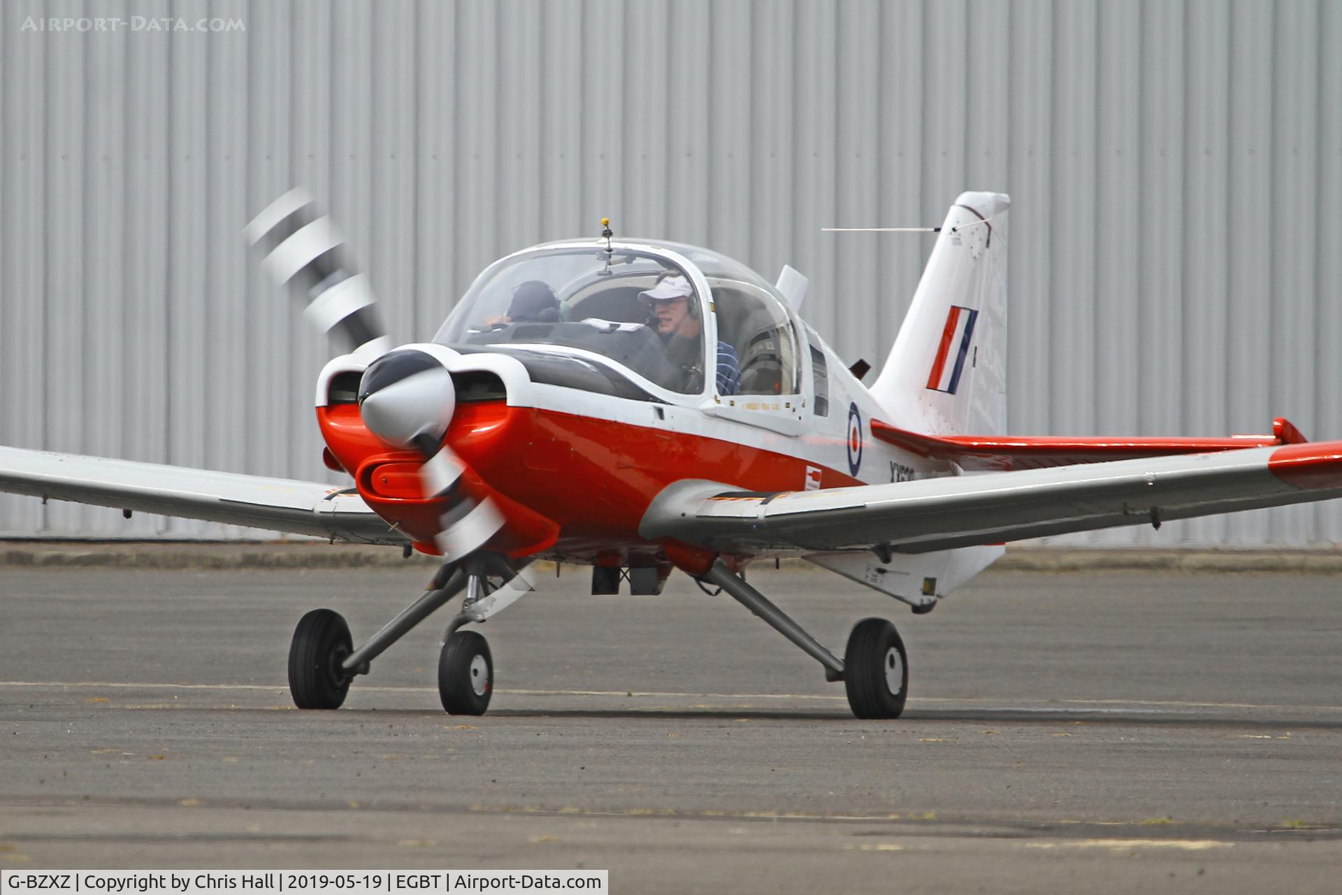 G-BZXZ, 1974 Scottish Aviation Bulldog T.1 C/N BH120/294, Turweston