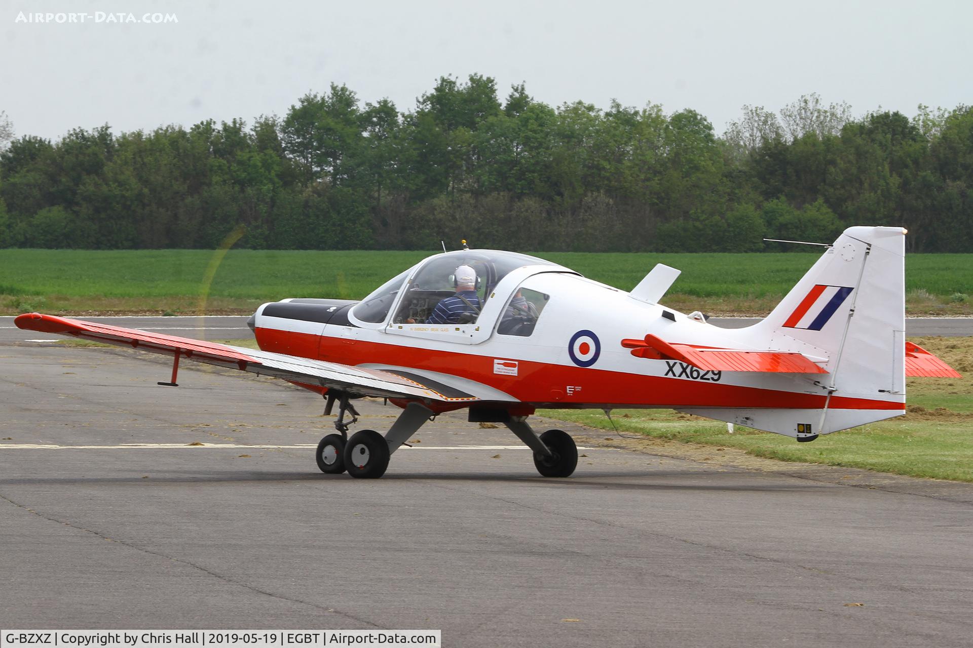 G-BZXZ, 1974 Scottish Aviation Bulldog T.1 C/N BH120/294, Turweston