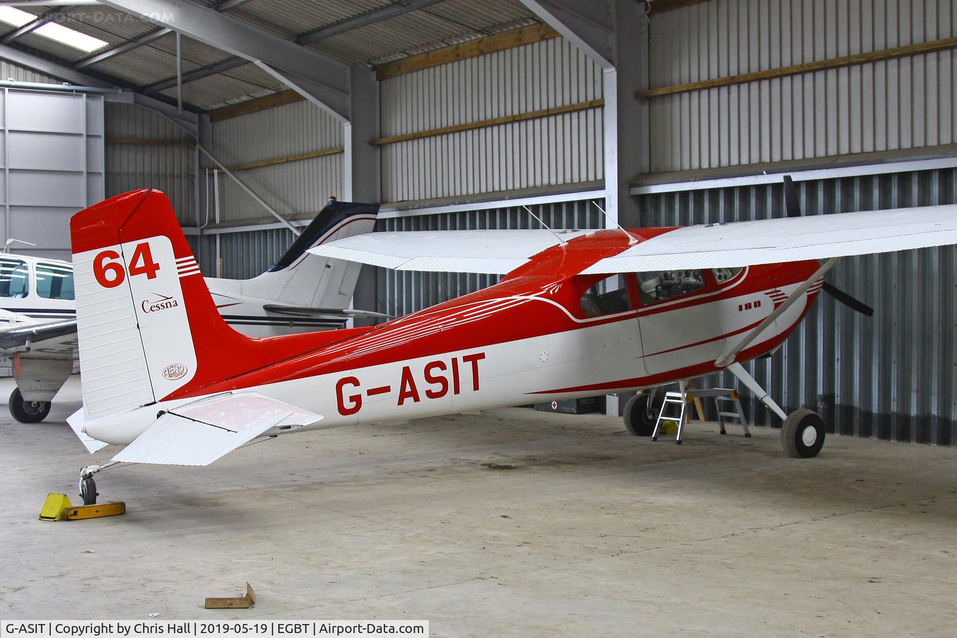 G-ASIT, 1956 Cessna 180 C/N 32567, Turweston