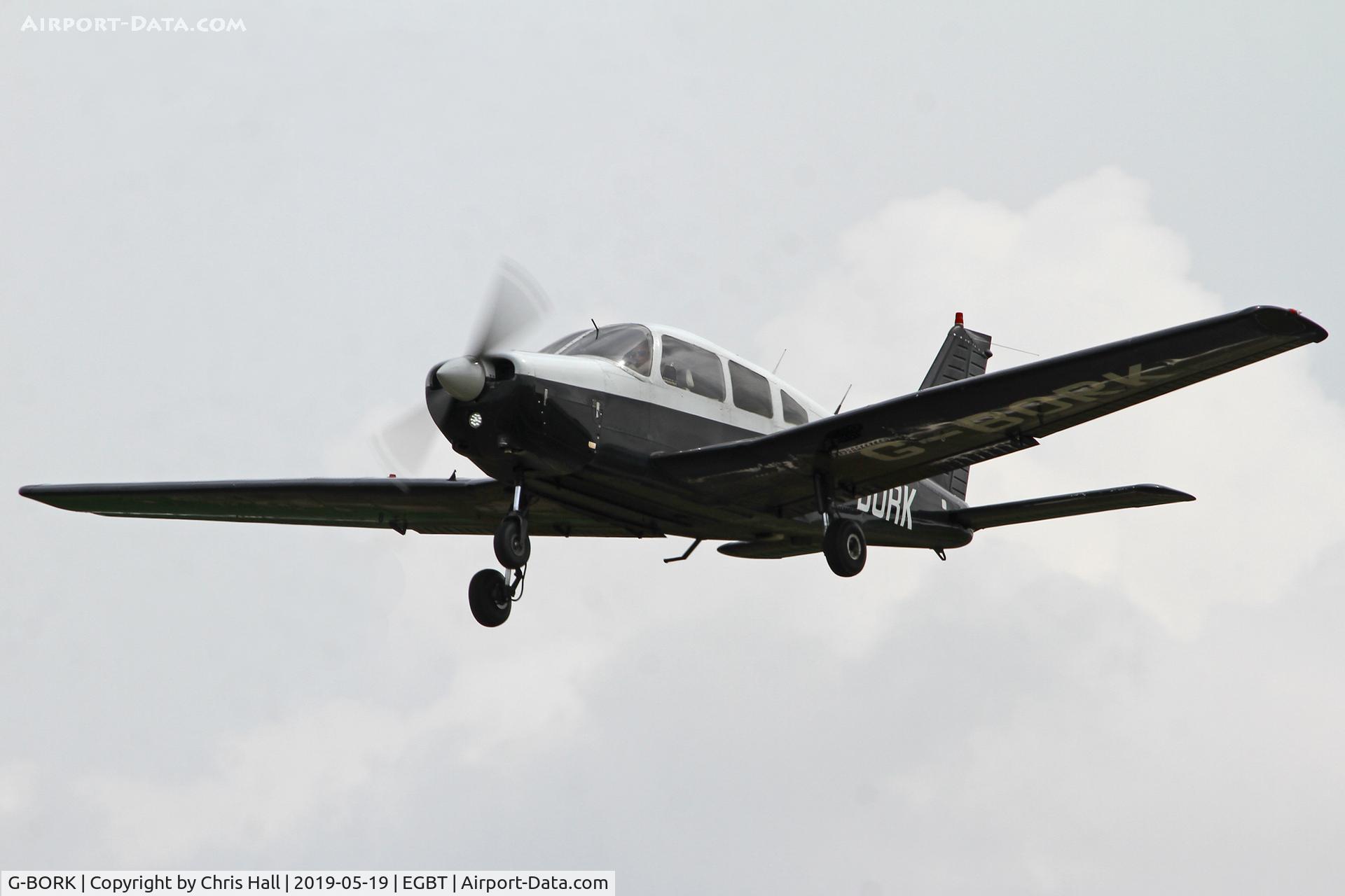 G-BORK, 1981 Piper PA-28-161 Cherokee Warrior II C/N 28-8116095, Turweston