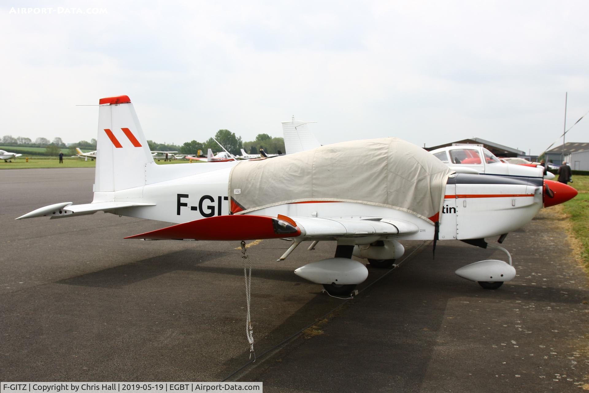 F-GITZ, Grumman American AG-5B Tiger C/N 10140, Turweston