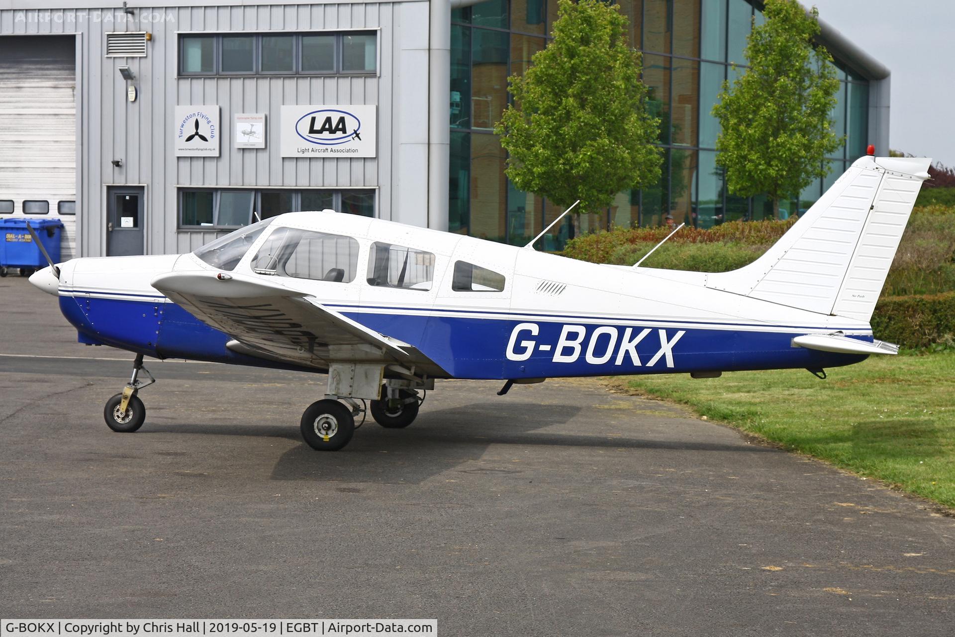 G-BOKX, 1978 Piper PA-28-161 Cherokee Warrior II C/N 28-7816680, Turweston