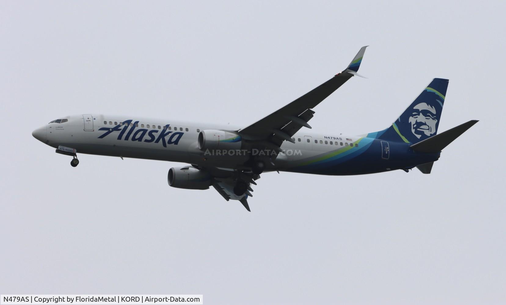 N479AS, 2015 Boeing 737-900/ER C/N 60576, ASA 739 zx sfo-ord