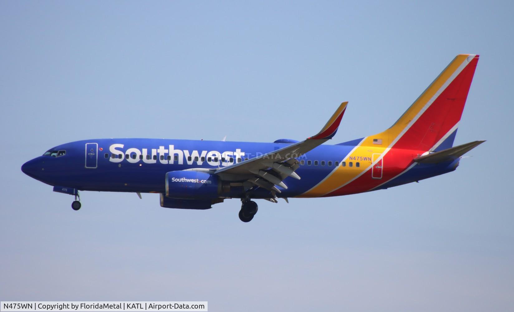 N475WN, 2004 Boeing 737-7H4 C/N 32474, SWA 737 zx sdf-atl