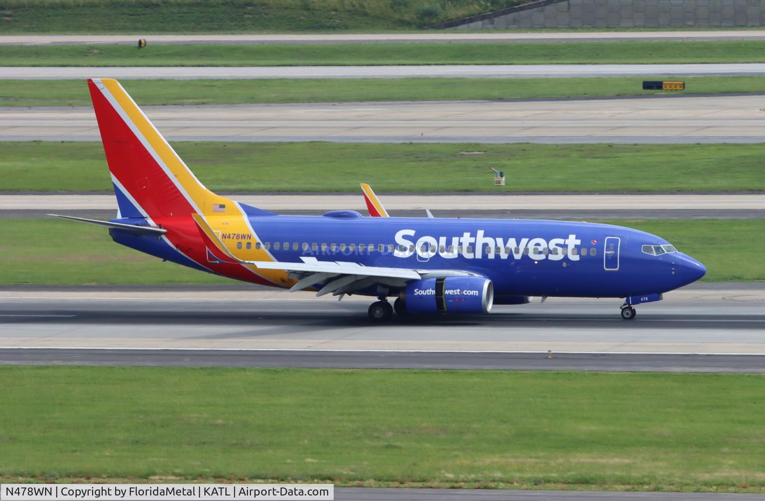 N478WN, 2004 Boeing 737-7H4 C/N 33989, SWA 737 zx stl-atl