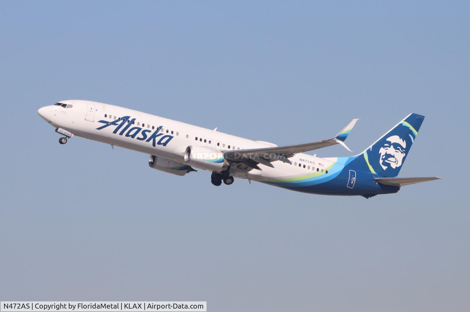N472AS, 2015 Boeing 737-990/ER C/N 60580, ASA 739 zx lax-pvr, mmpr