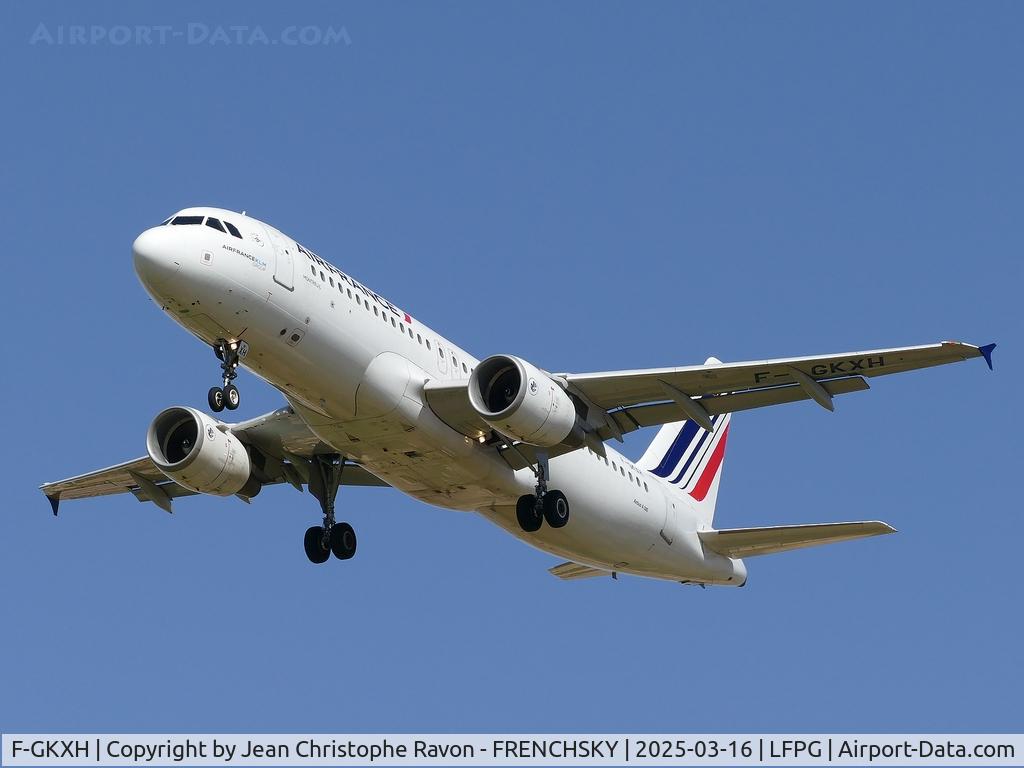 F-GKXH, 2002 Airbus A320-214 C/N 1924, Nice (NCE)	Paris (CDG)	AF7305