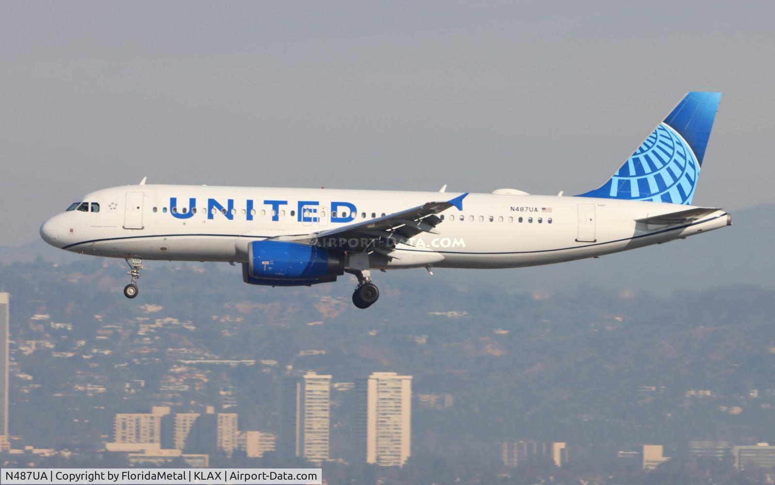 N487UA, 2002 Airbus A320-232 C/N 1669, UAL A320 nc zx sea-lax