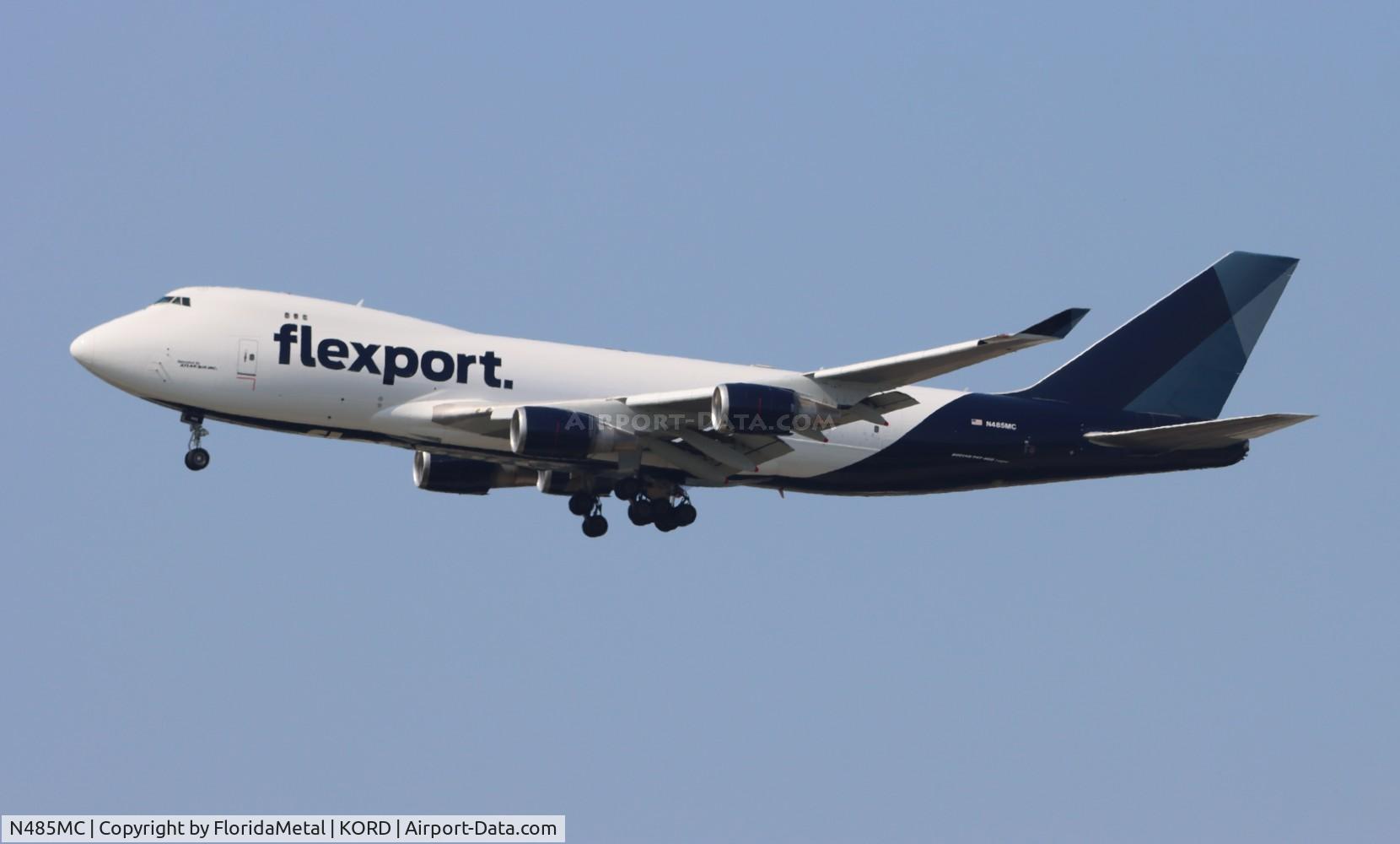 N485MC, Boeing 747-45EF (SCD) C/N 30607, GTI Flexport 747-400F zx anc-ord