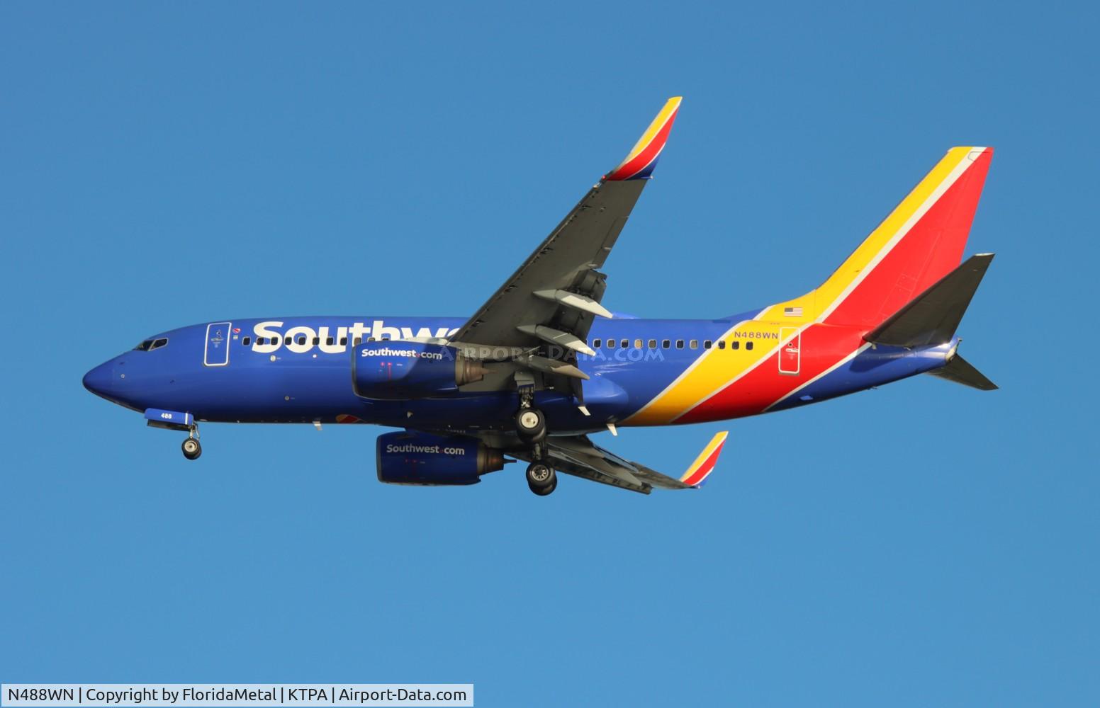 N488WN, 2004 Boeing 737-7H4 C/N 33853, SWA 737 zx atl-tpa