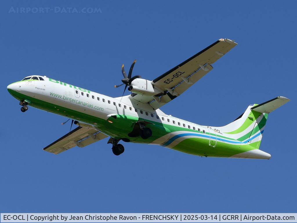 EC-OCL, 2016 ATR 72-600 C/N 1329, Gran Canaria (LPA)	Lanzarote (ACE)	NT556