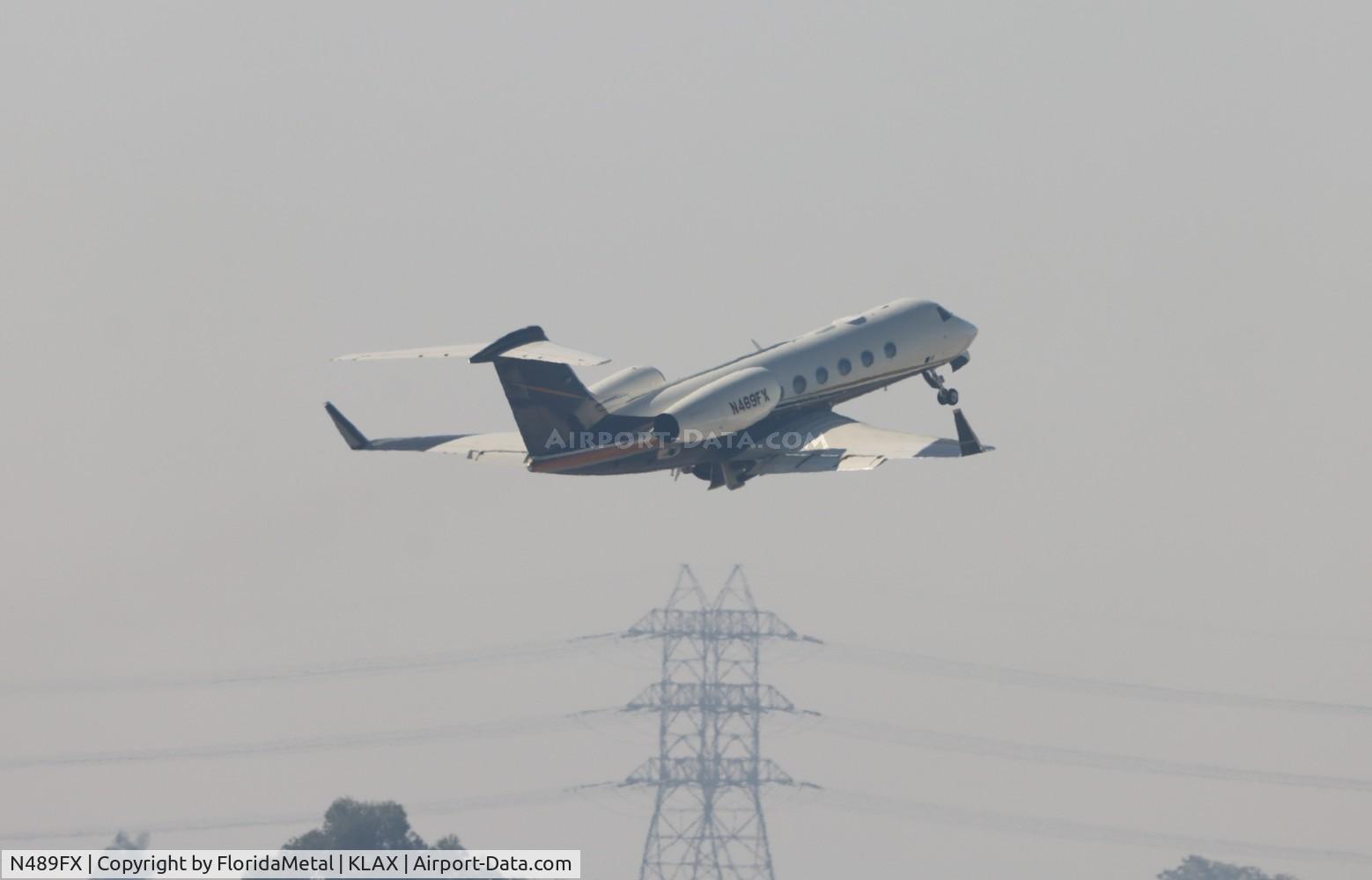 N489FX, 2017 Gulfstream Aerospace GIV-X (G450) C/N 4360, G450 zx lax-sbp