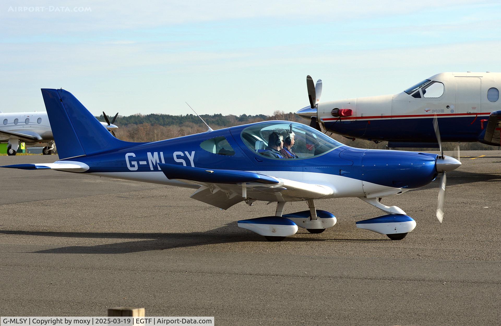 G-MLSY, 2019 BRM Aero Bristell NG5 Speed Wing C/N LAA 385-15584, BRM Aero Bristell NG5 Speed Wing at Fairoaks.