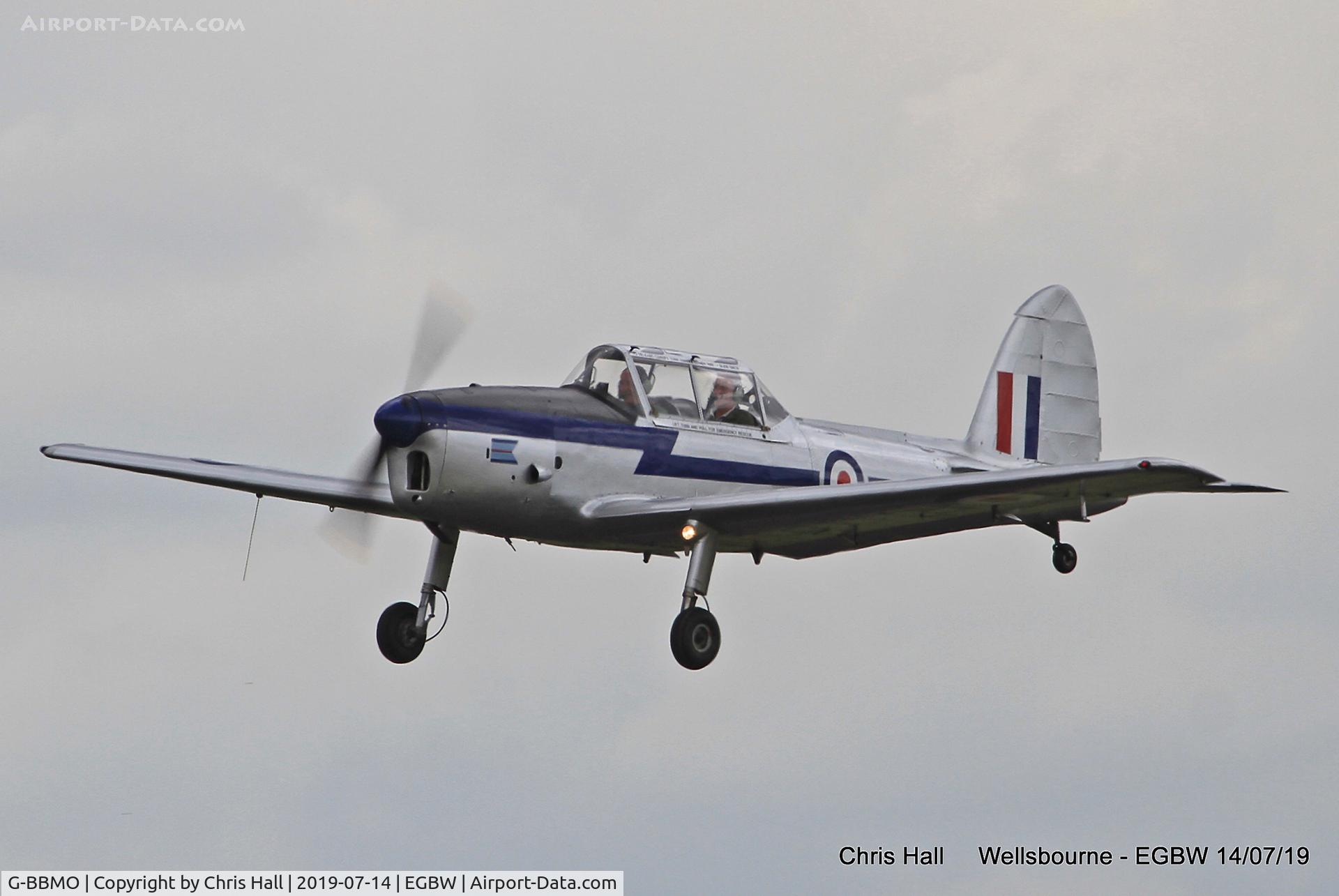 G-BBMO, 1952 De Havilland DHC-1 Chipmunk T.10 C/N C1/0550, Wellsbourne Mountford