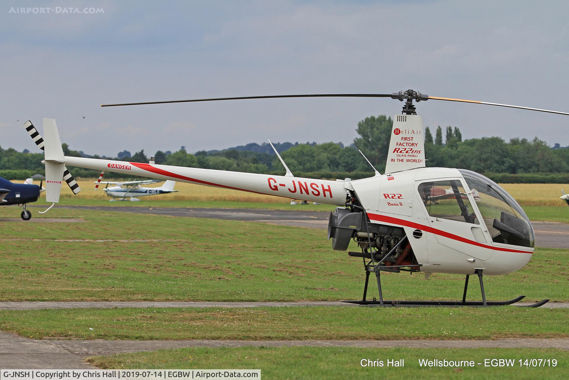 G-JNSH, 2012 Robinson R22 Beta II C/N 4591, Wellsbourne Mountford