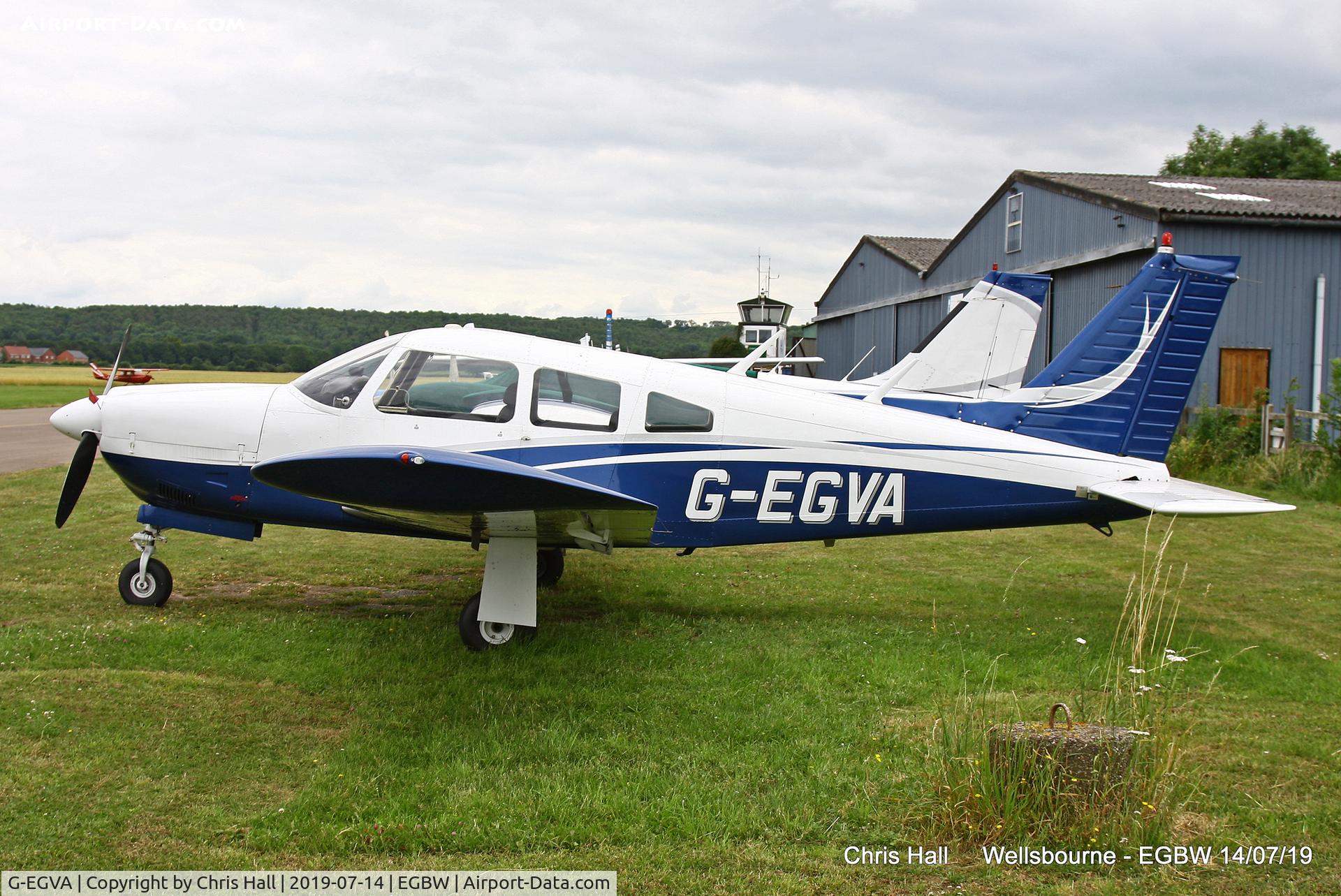 G-EGVA, 1976 Piper PA-28R-200 Cherokee Arrow II C/N 28R-7635229, Wellsbourne Mountford