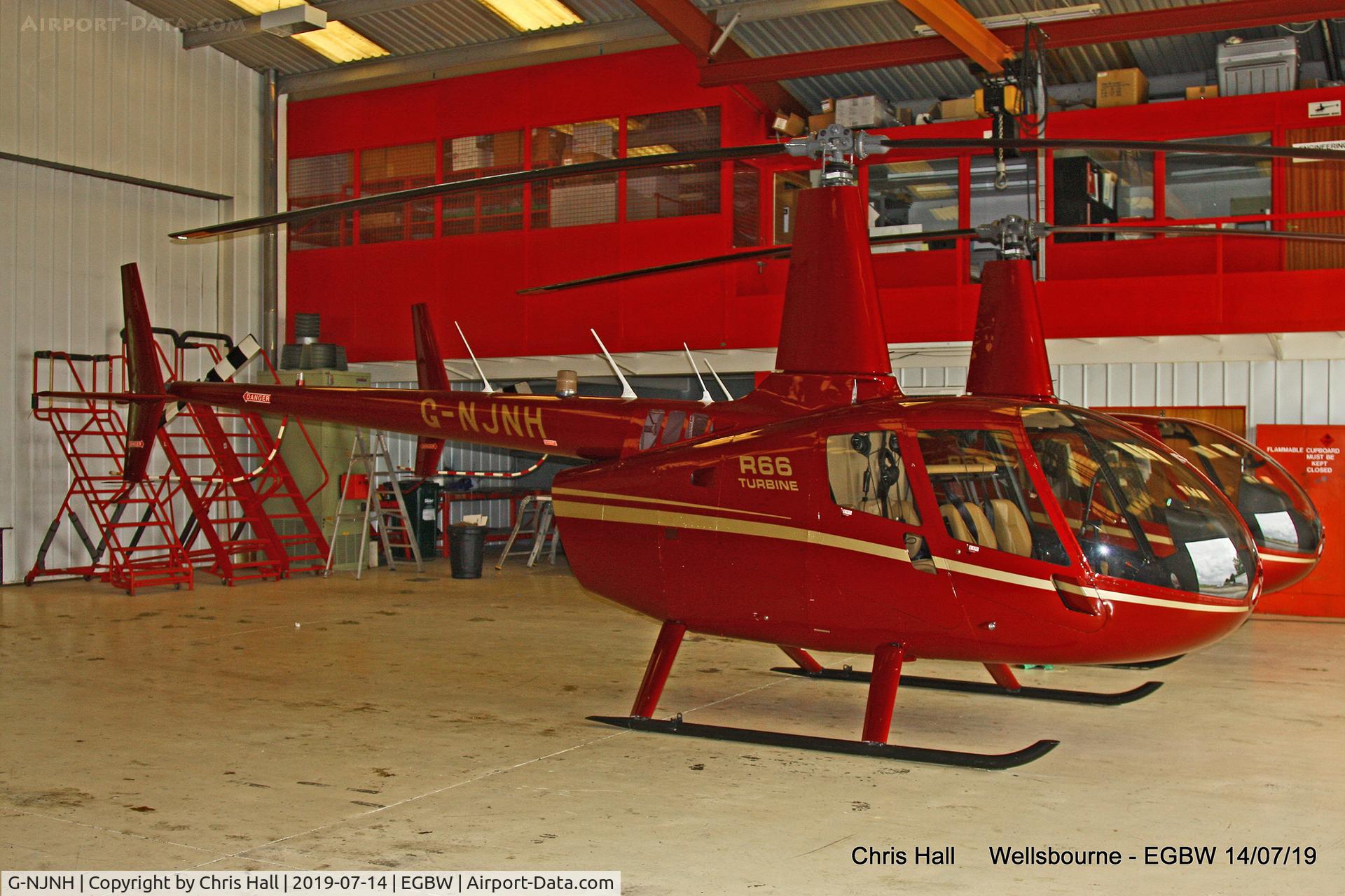 G-NJNH, 2012 Robinson R66 Turbine C/N 0228, Wellsbourne Mountford