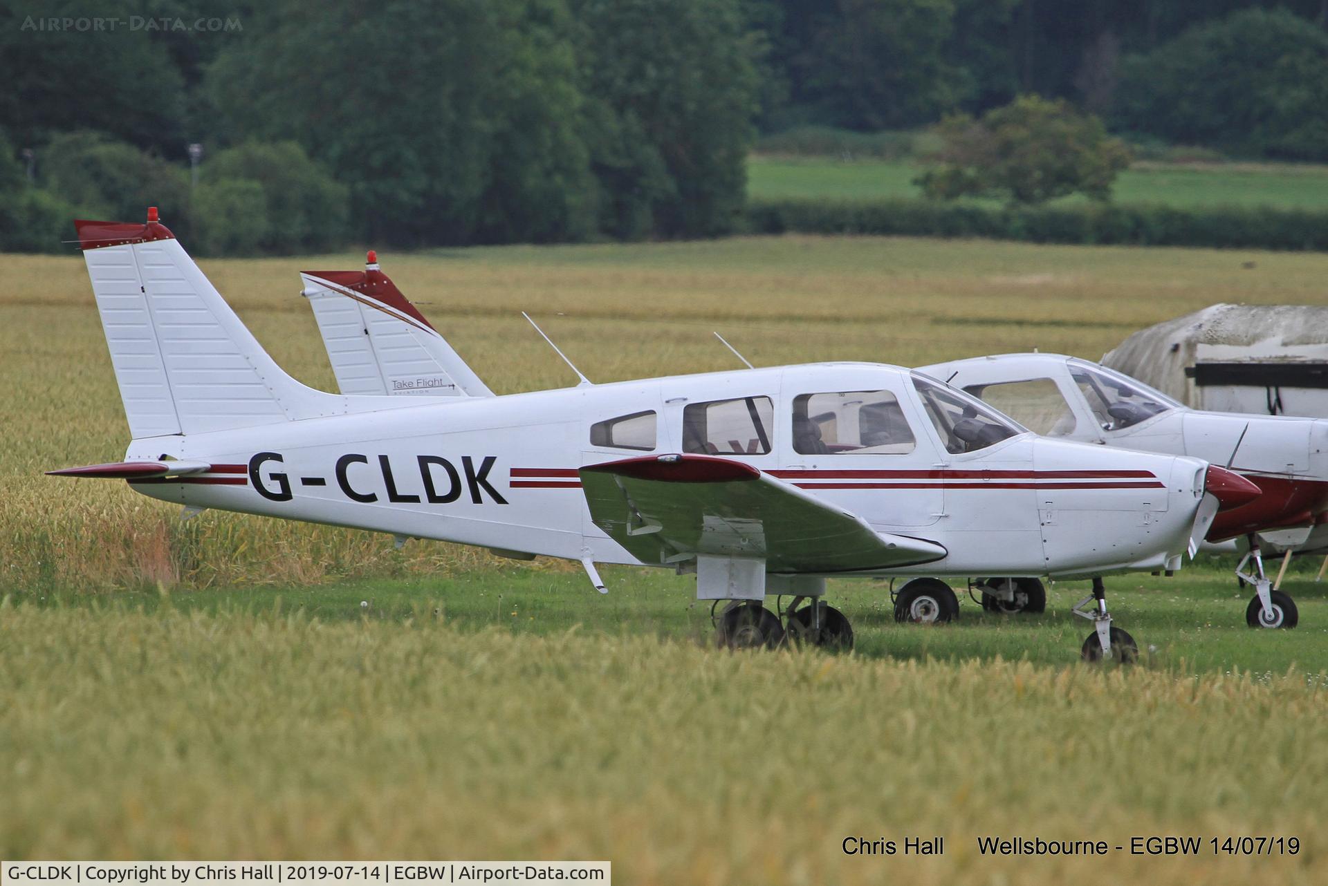 G-CLDK, 1985 Piper PA-28-161 Cherokee Warrior II C/N 28-8516068, Wellsbourne Mountford