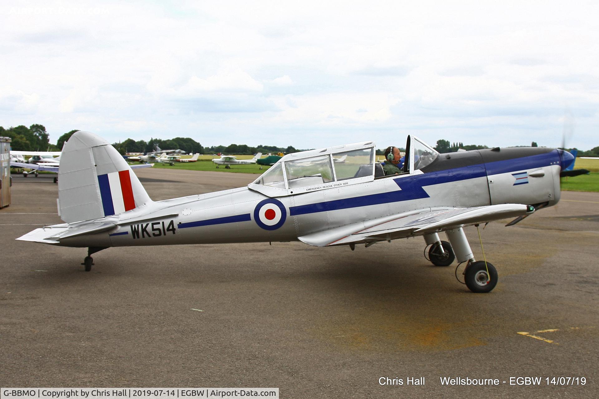 G-BBMO, 1952 De Havilland DHC-1 Chipmunk T.10 C/N C1/0550, Wellsbourne Mountford