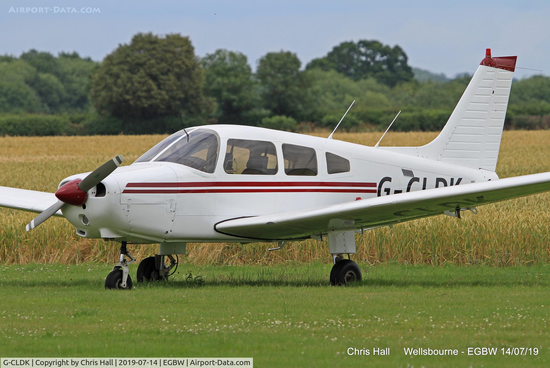 G-CLDK, 1985 Piper PA-28-161 Cherokee Warrior II C/N 28-8516068, Wellsbourne Mountford