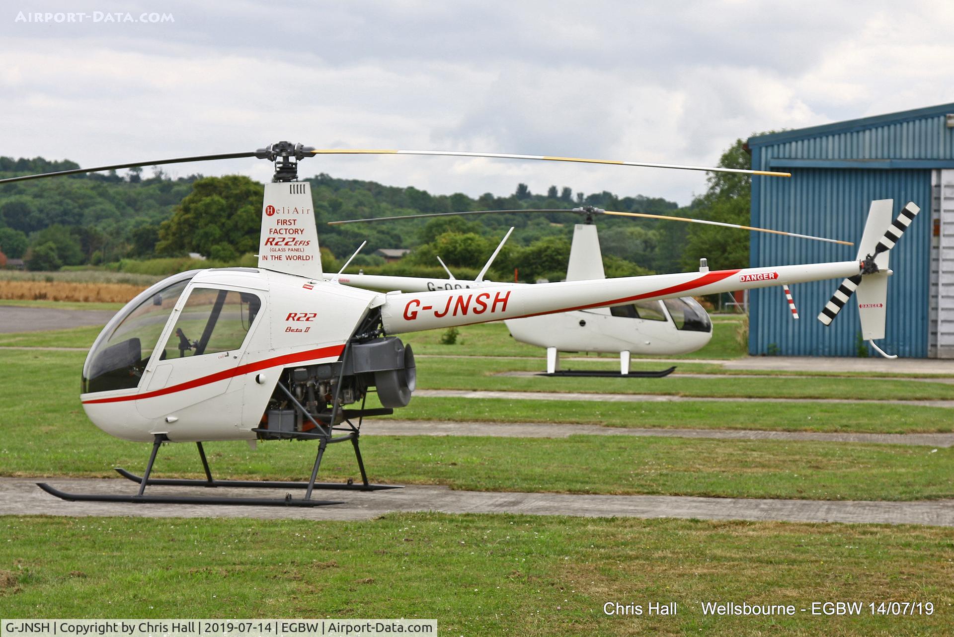G-JNSH, 2012 Robinson R22 Beta II C/N 4591, Wellsbourne Mountford
