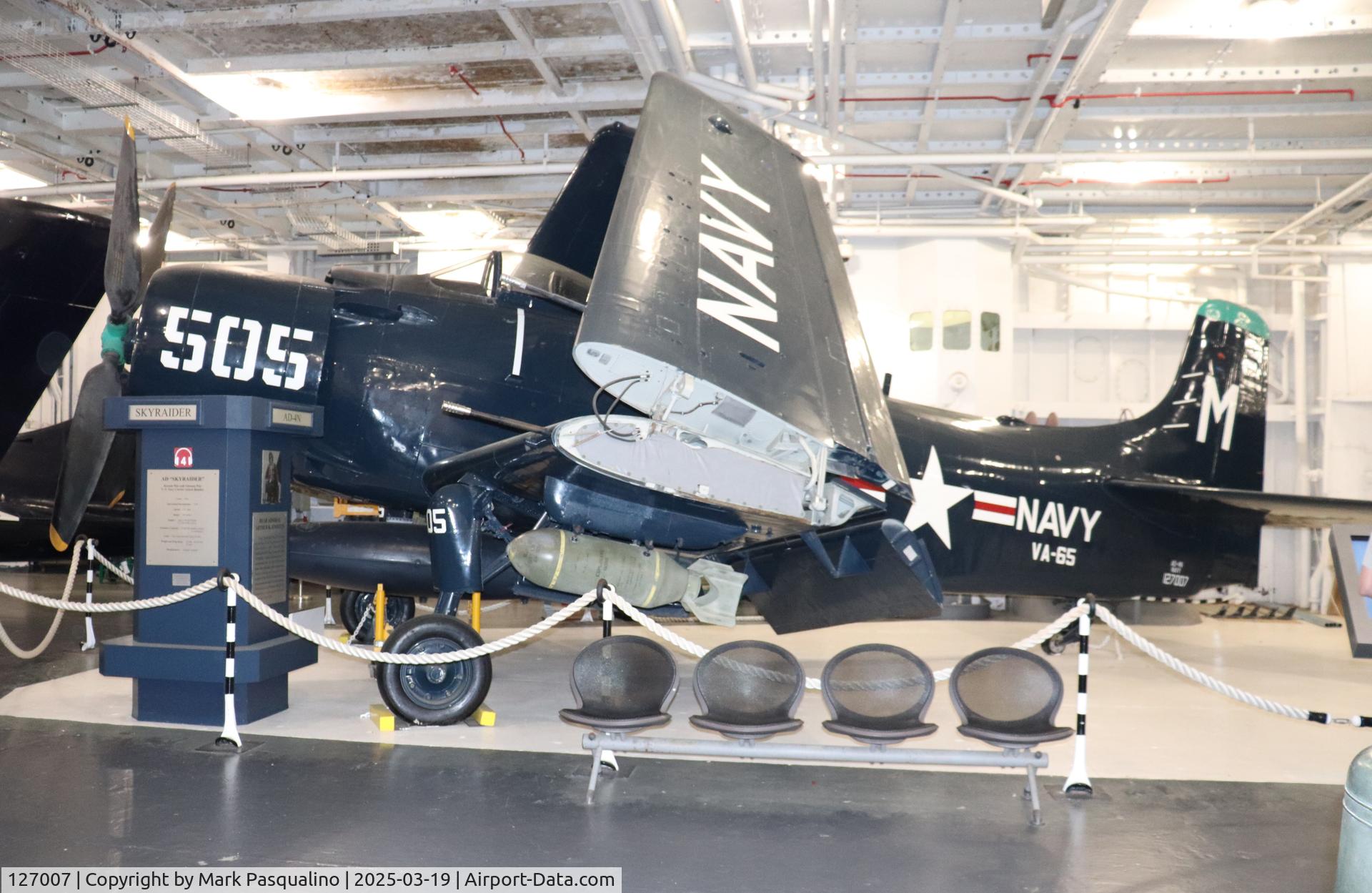 127007, Douglas AD-4N Skyraider C/N 7807, Douglas AD-4N Skyraider