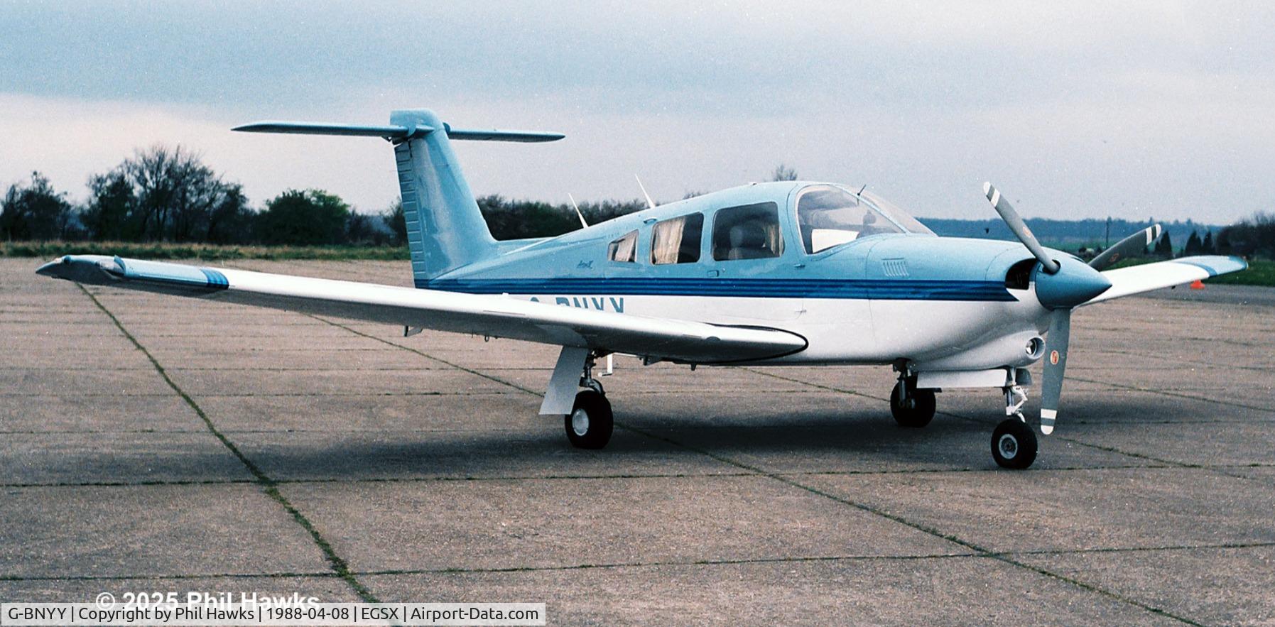 G-BNYY, 1987 Piper PA-28RT-201T Arrow IV C/N 28R-8631003, 1987 Piper PA-28RT-201T