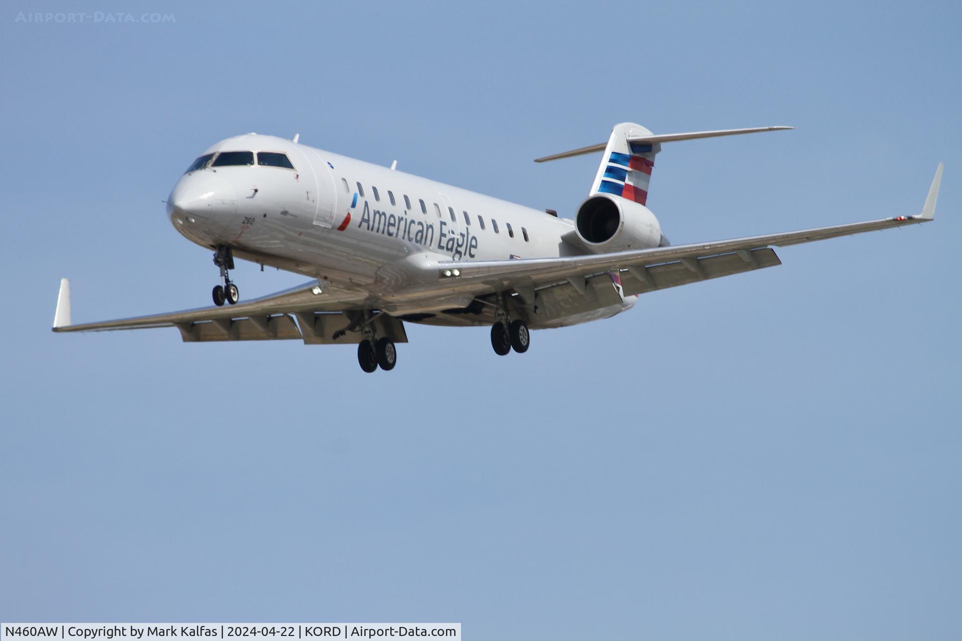 N460AW, 2003 Canadair CRJ-200LR (CL-600-2B19) C/N 7867, CRJ2 Air Wisconsin/American Eagle Canadair Regional Jet CRJ-200 N460AW
