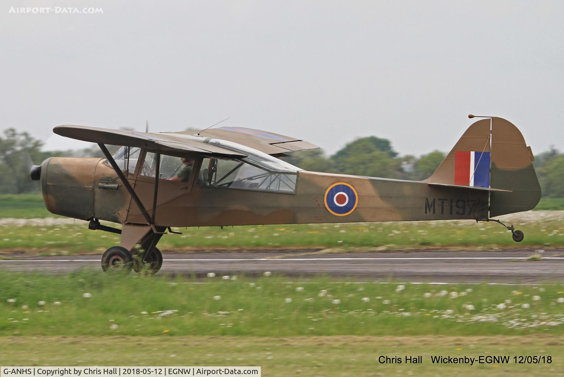 G-ANHS, 1942 Taylorcraft G Auster 4 C/N 737, Wickenby
