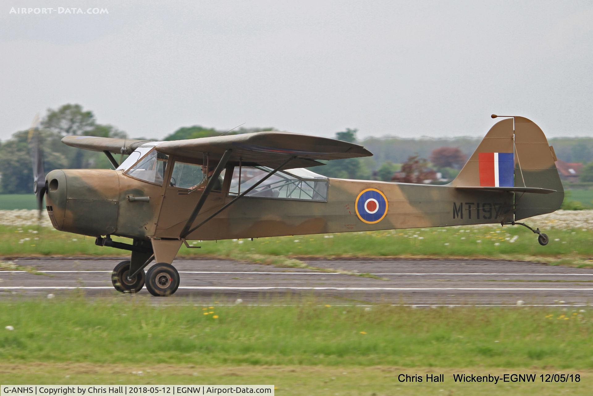 G-ANHS, 1942 Taylorcraft G Auster 4 C/N 737, Wickenby
