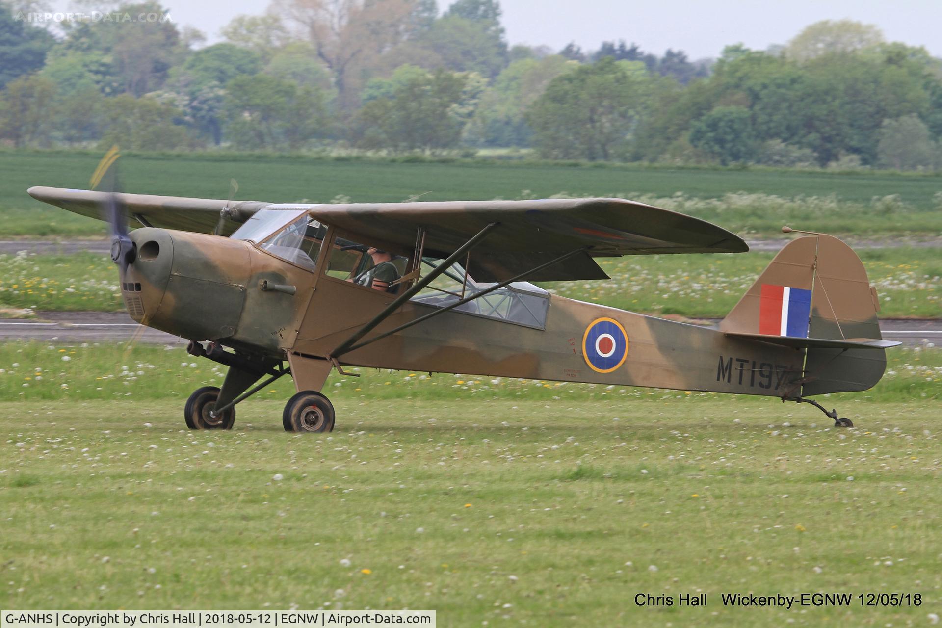 G-ANHS, 1942 Taylorcraft G Auster 4 C/N 737, Wickenby