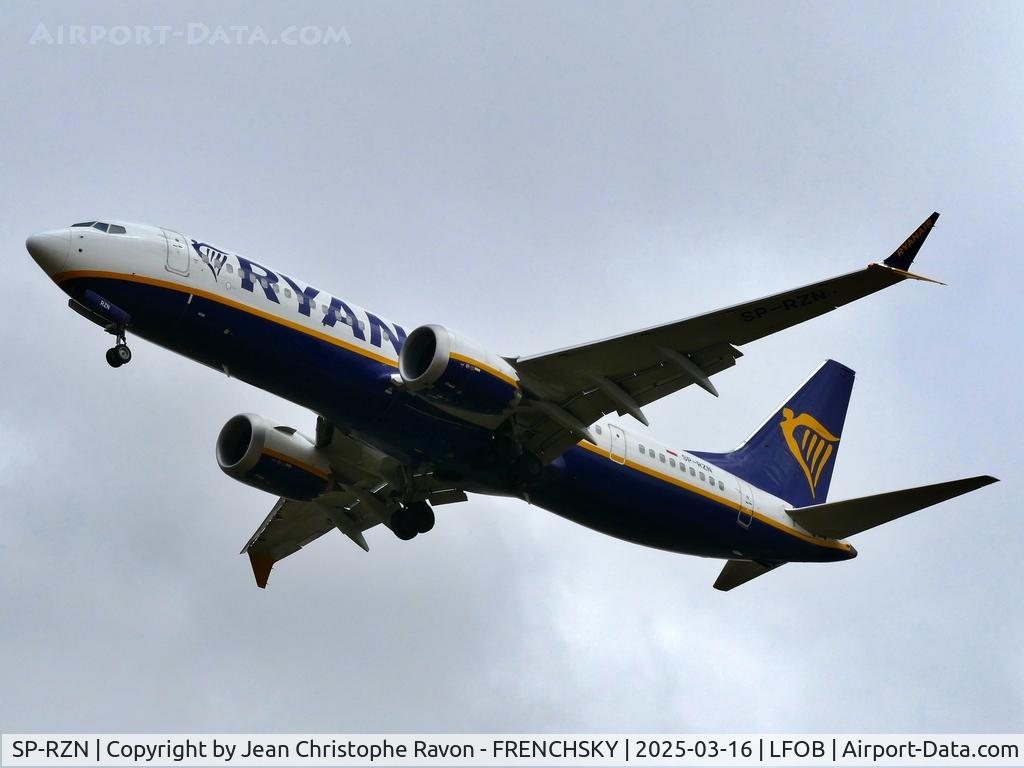 SP-RZN, 2024 Boeing 737-8 MAX 200 C/N 62377, Krakow (KRK)	Paris (BVA)	FR3435