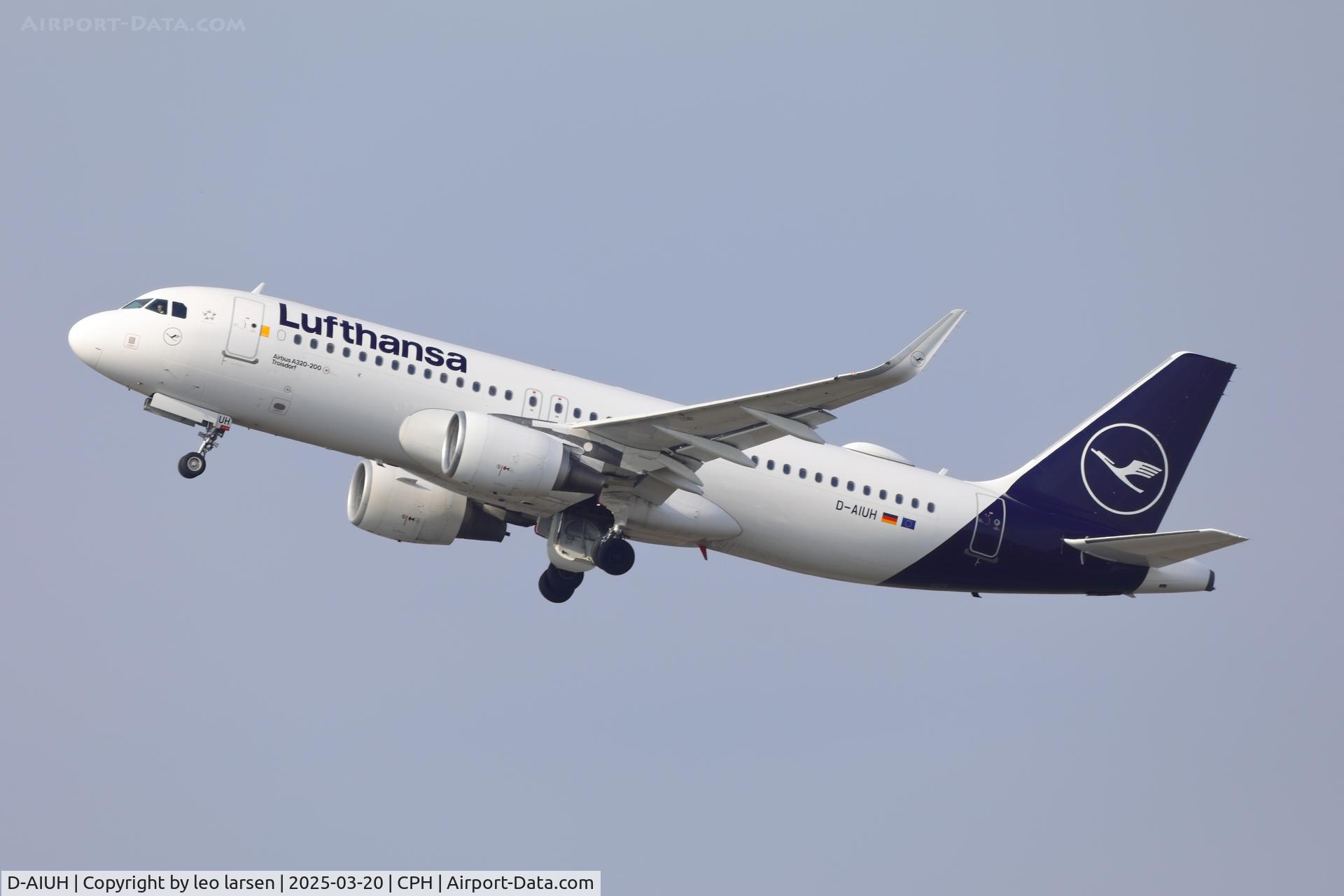 D-AIUH, 2014 Airbus A320-214 C/N 6225, Copenhagen 20.3.2025