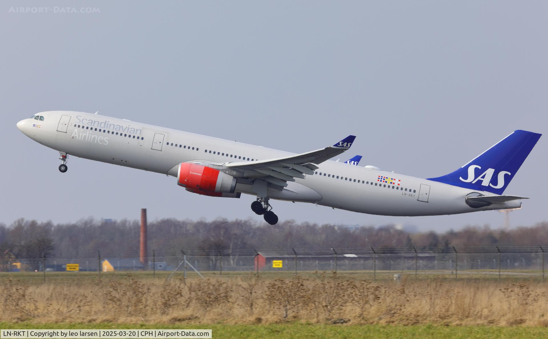 LN-RKT, 2016 Airbus A330-343E C/N 1697, Copenhagen 20.3.2025