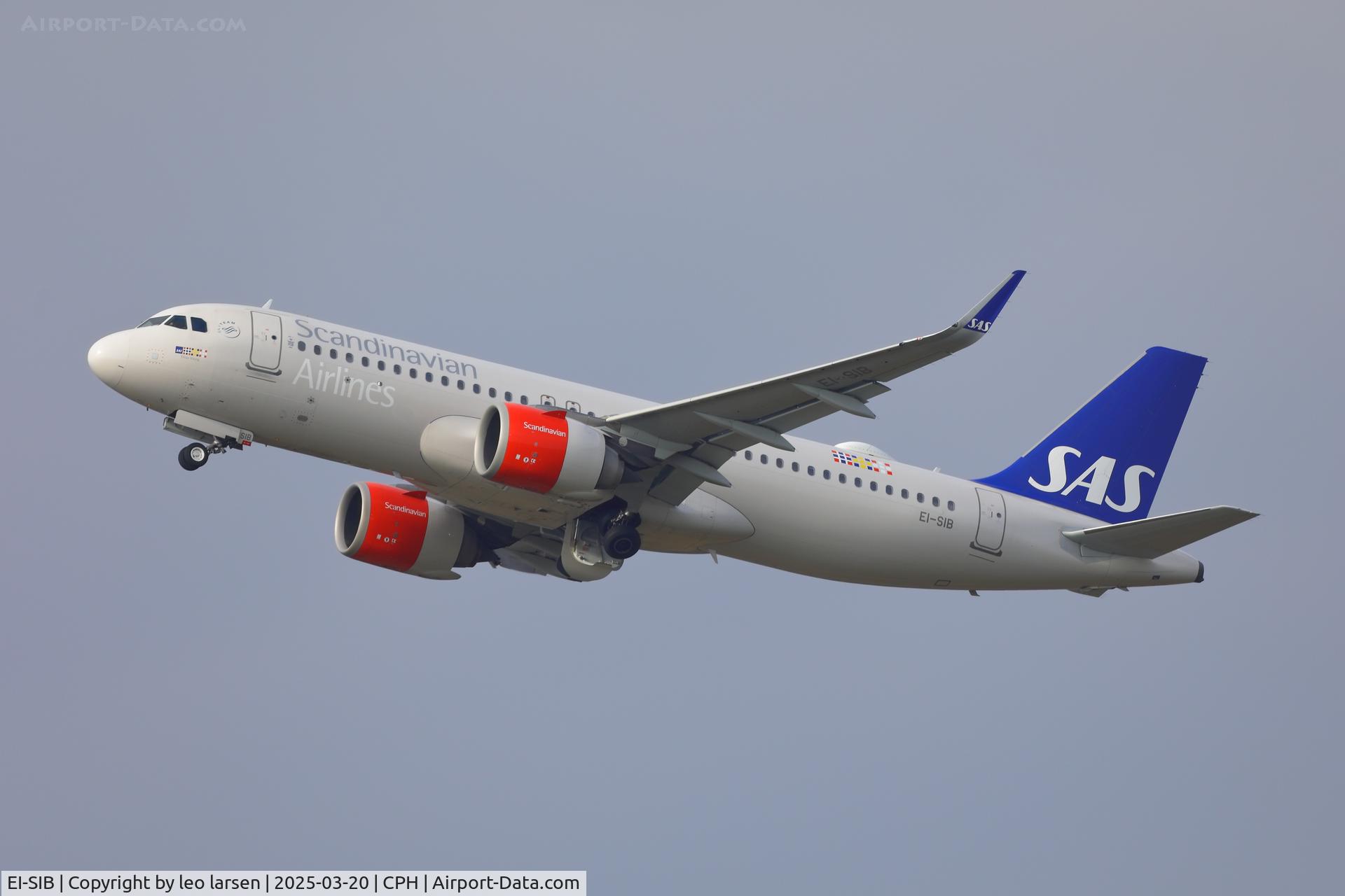 EI-SIB, 2017 Airbus A320-251N C/N 7951, Copenhagen 20.3.2025