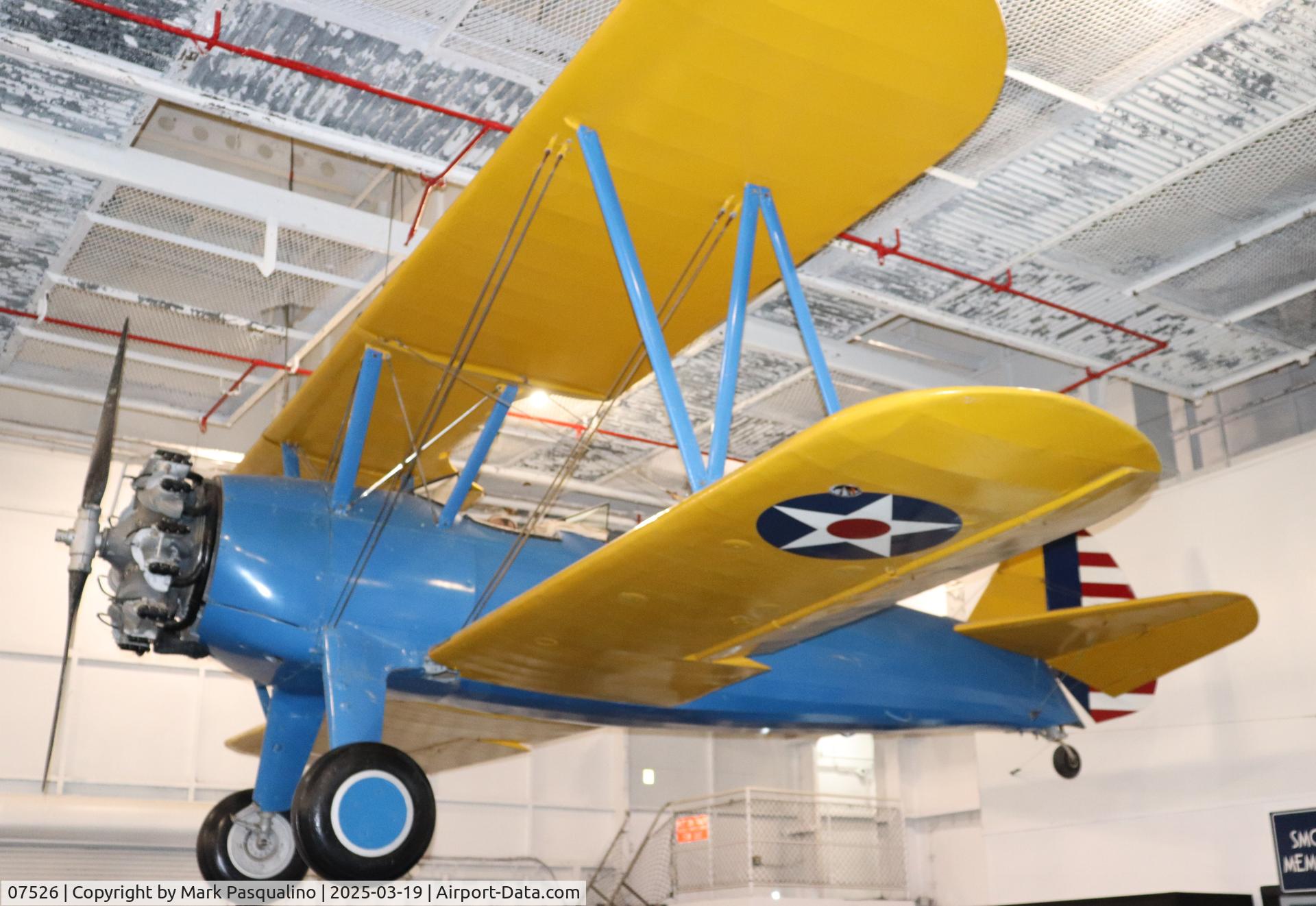 07526, Boeing Stearman N2S-3 Kadet (B75N1) C/N 75-7130, Stearman