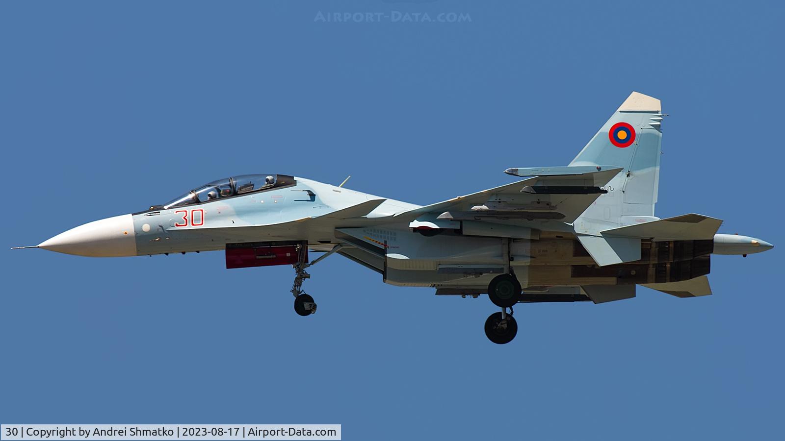 30, Sukhoi 30SM C/N 10MK51611, Routine mission.
