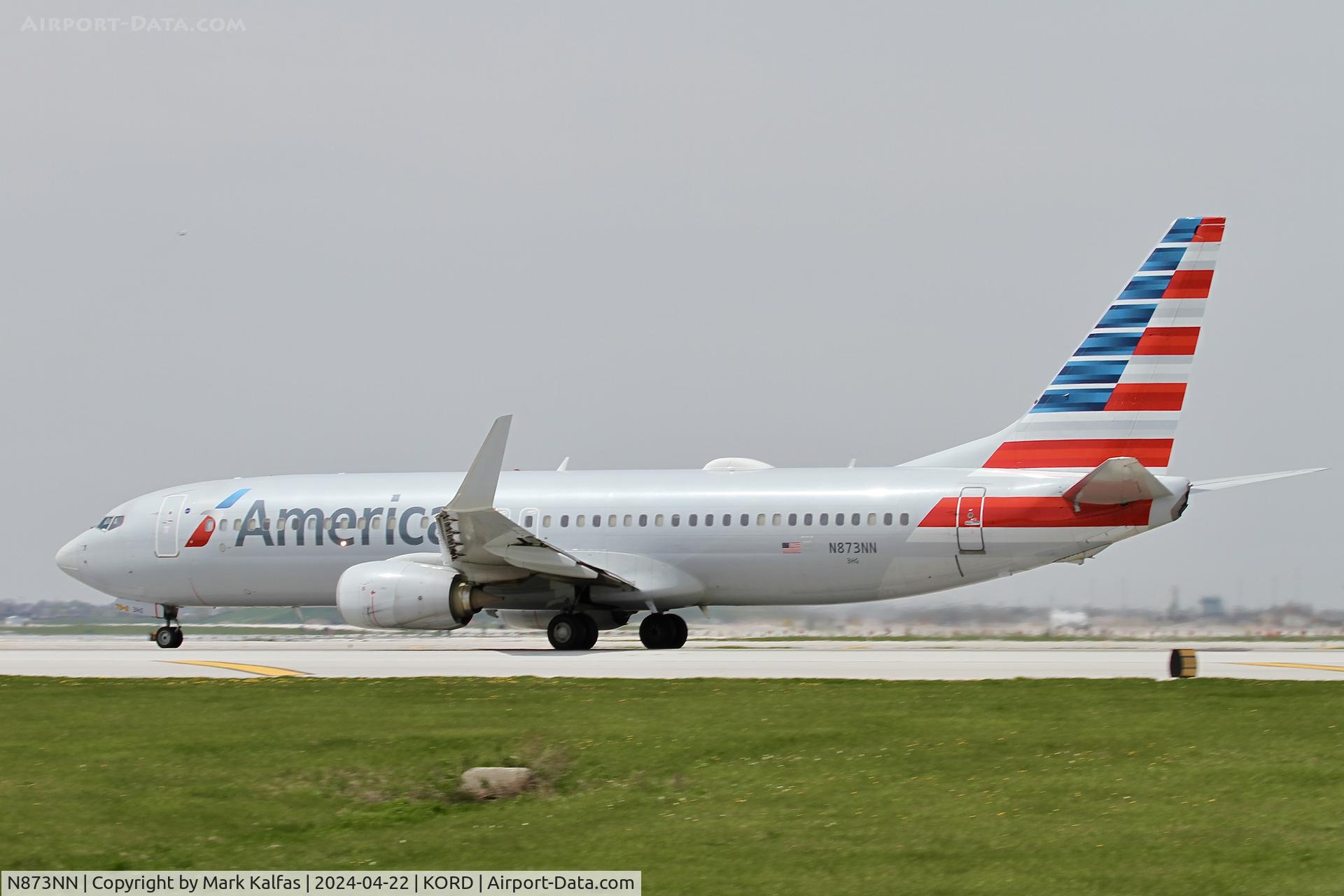 N873NN, 2011 Boeing 737-823 C/N 40766, B738 American Airlines Boeing 737-823  N873NN departin22L KORD