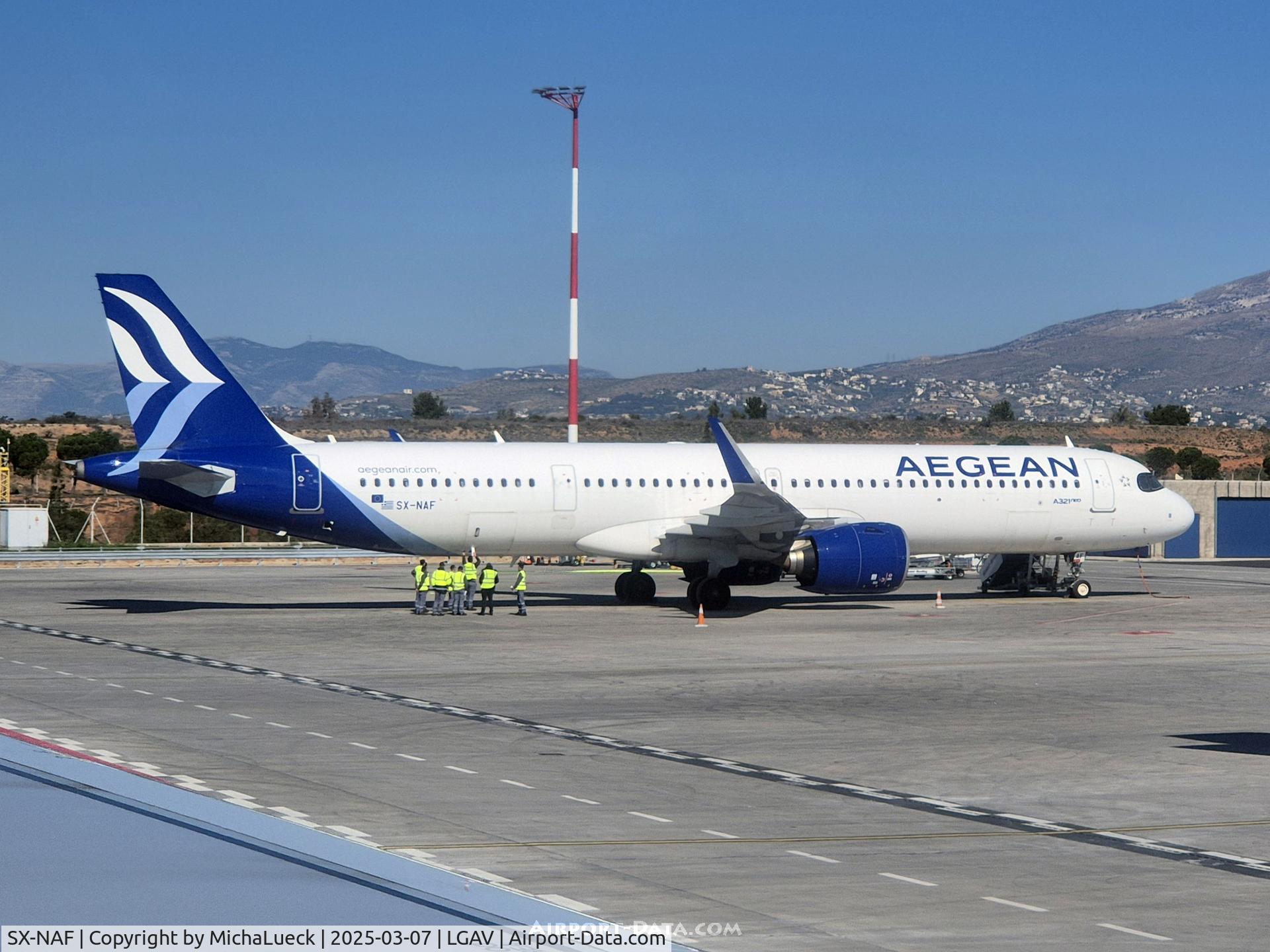 SX-NAF, 2022 Airbus A321-271NX C/N 10920, At Athens